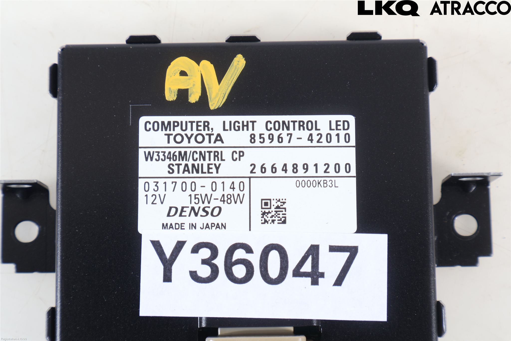 Toyota RAV4 13-18 Styrenhet Strålkastare