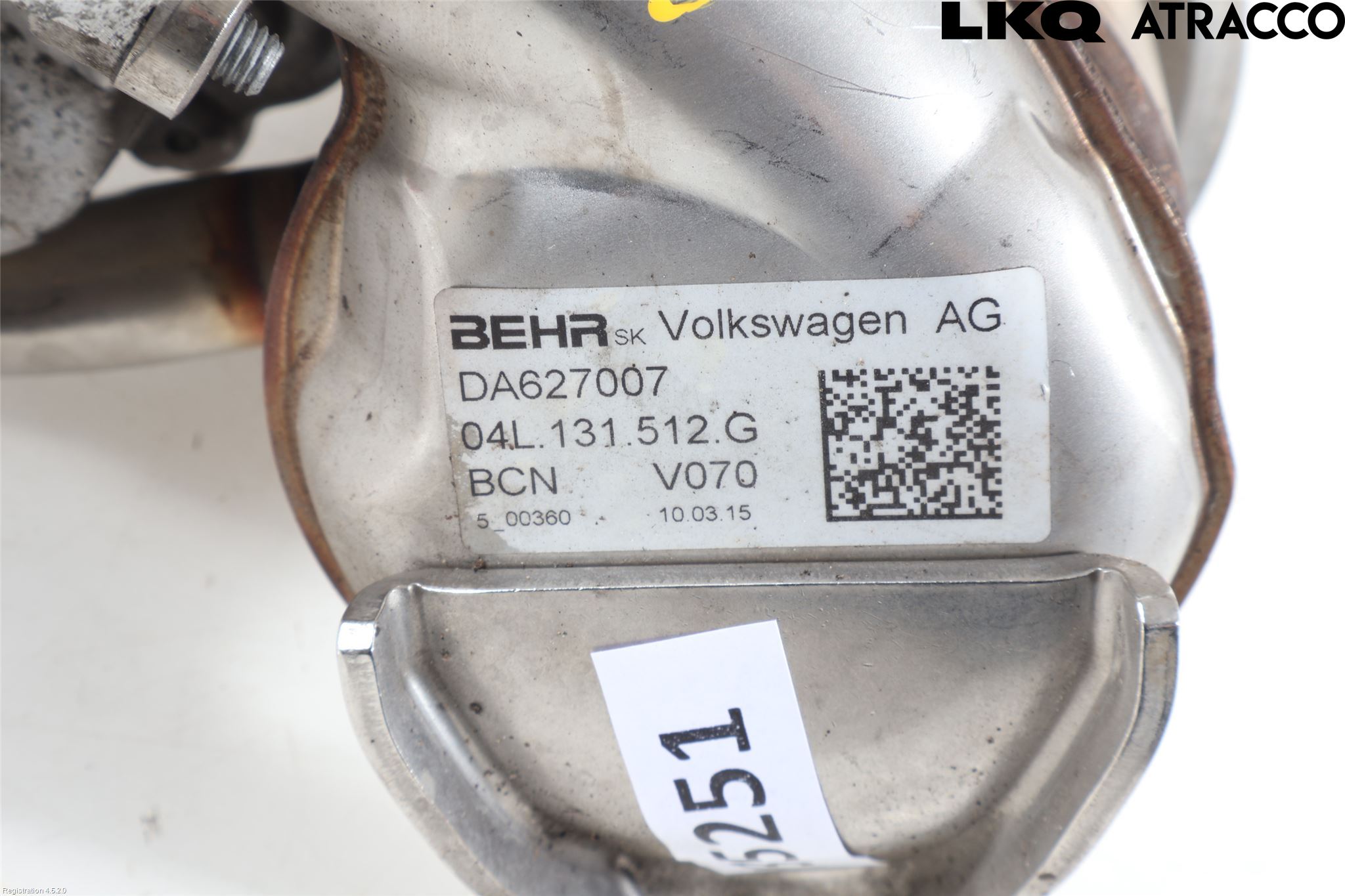 Volkswagen VW CADDY 16-20 Avgaskylare
