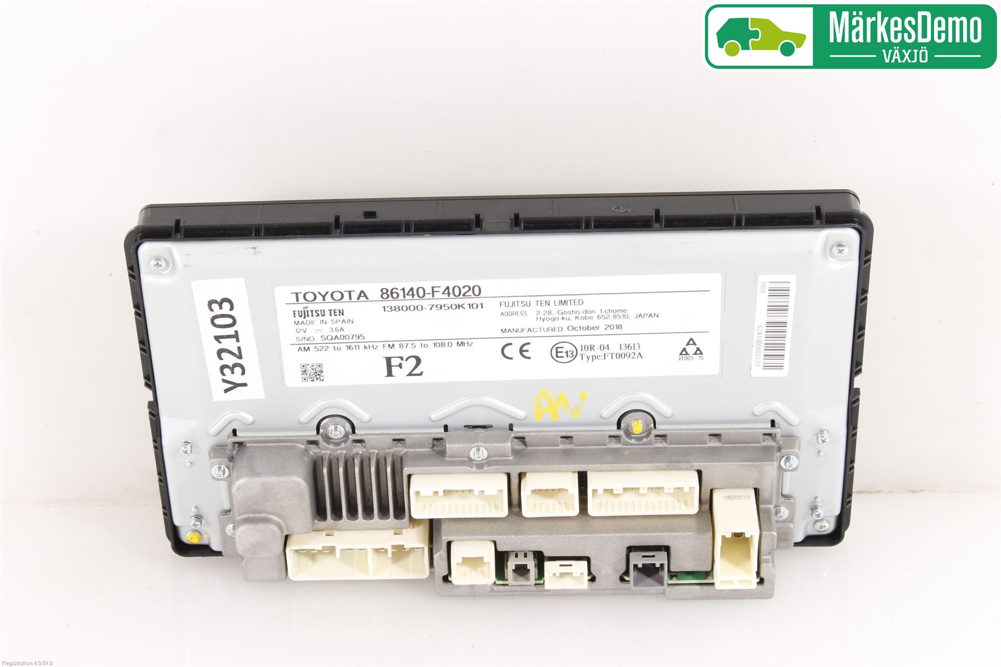 Toyota C-HR 16-23 Cd Radio - Multimediapanel