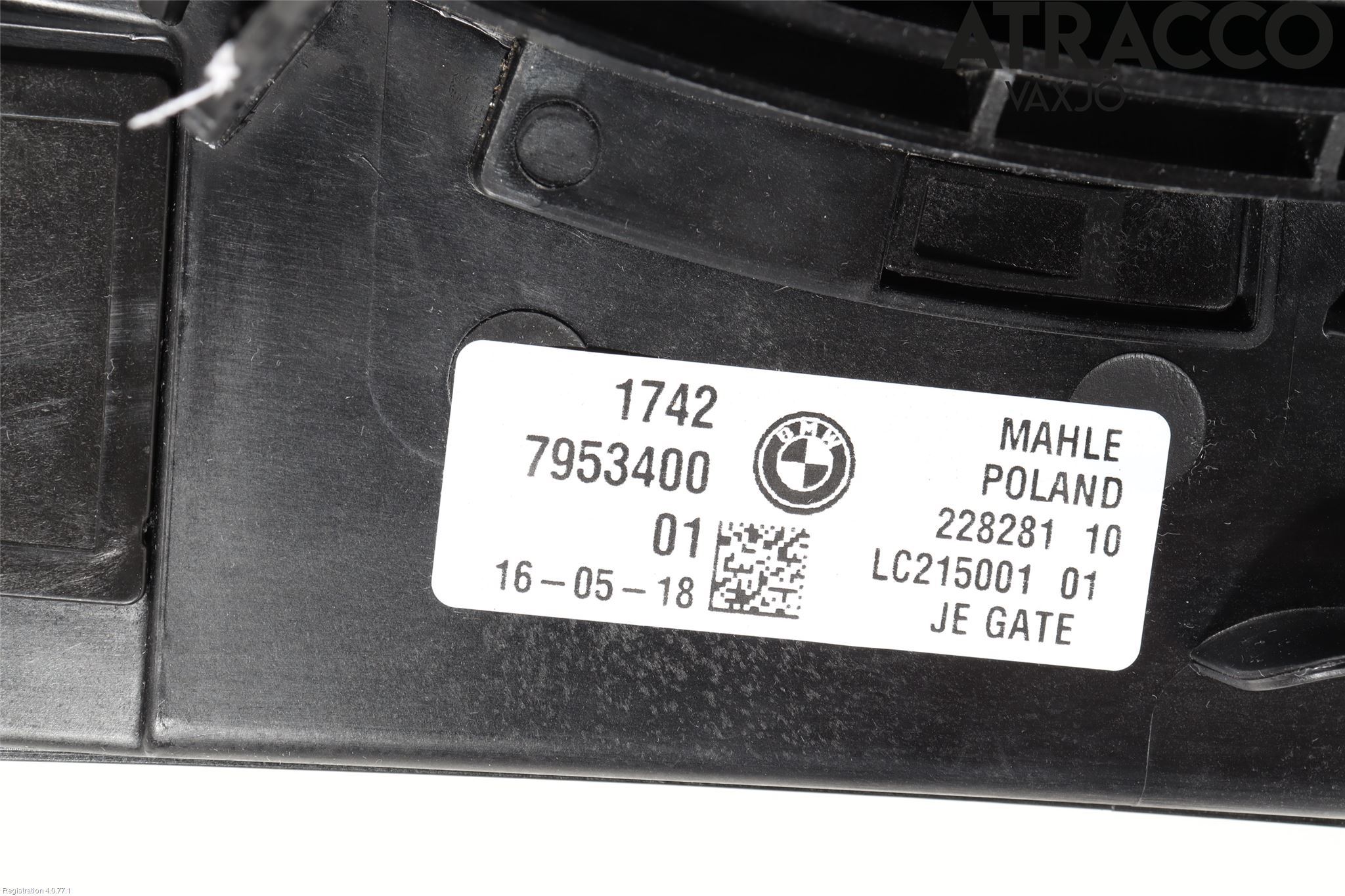 BMW 5 G30/G31/F90 17-23 Kylfläktkåpa