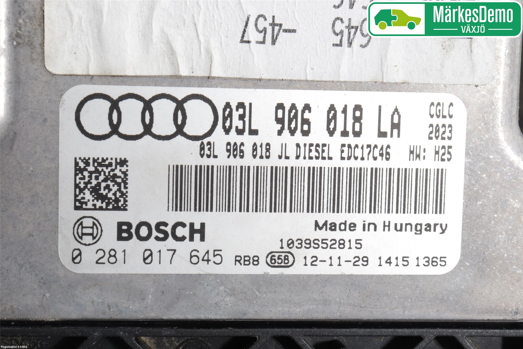 Audi A6/S6 4G 11-18 Styrenhet Insprut Bensin