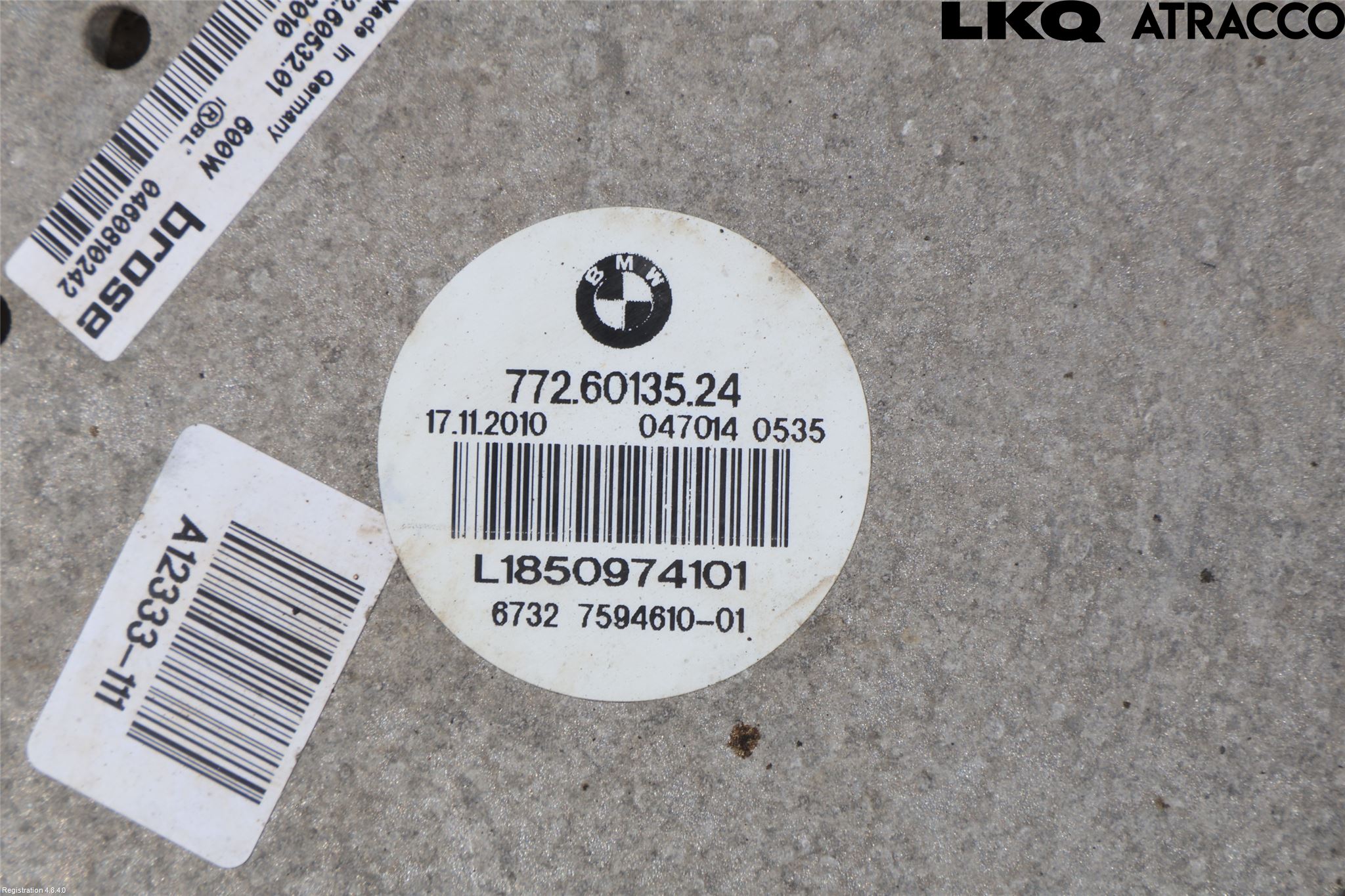 BMW 5 F10/F11/F18 09-17 Kylfläktkåpa
