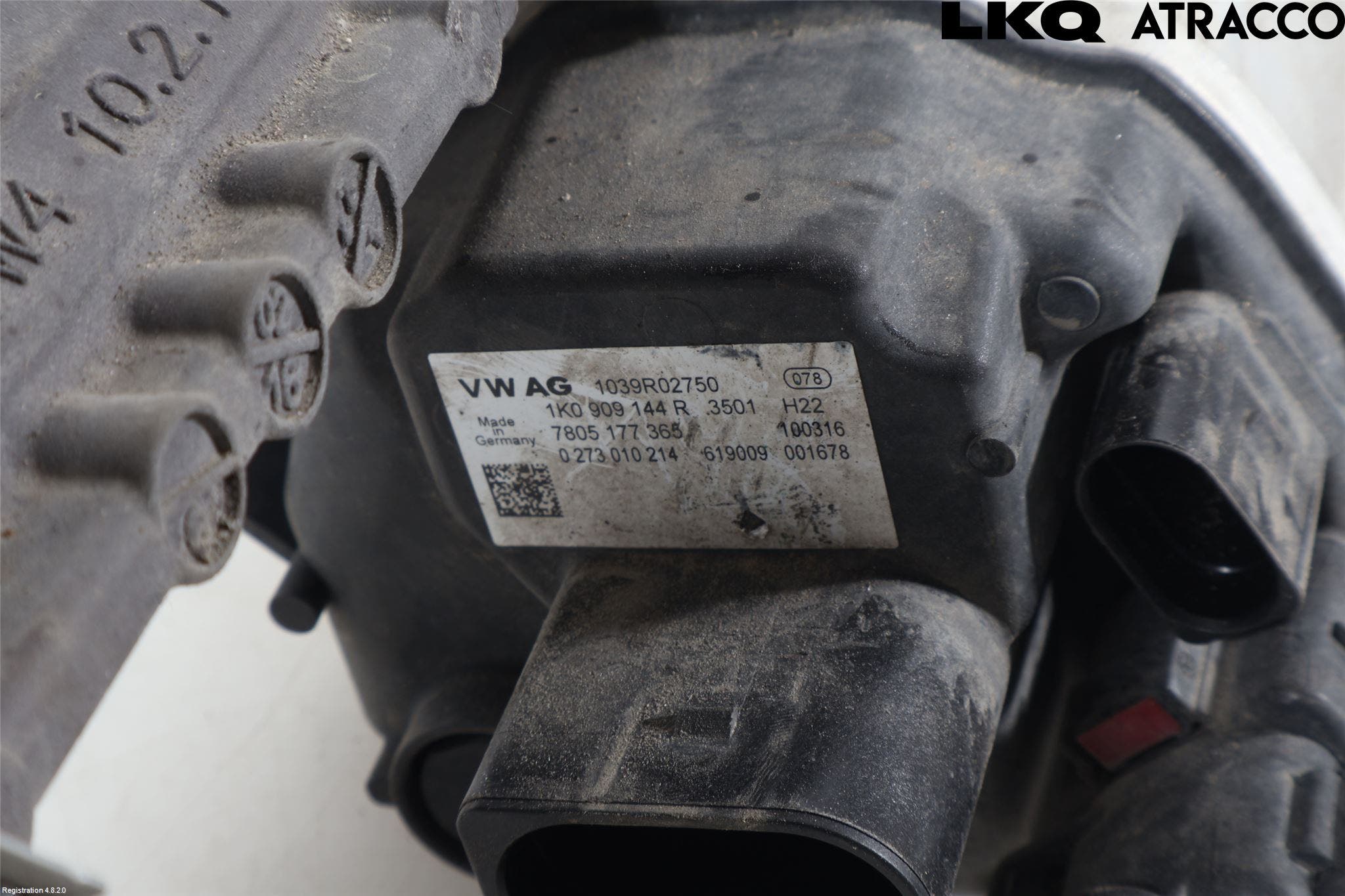 Volkswagen VW SCIROCCO 09-17 Styrväxel-Snäcka Elektrisk