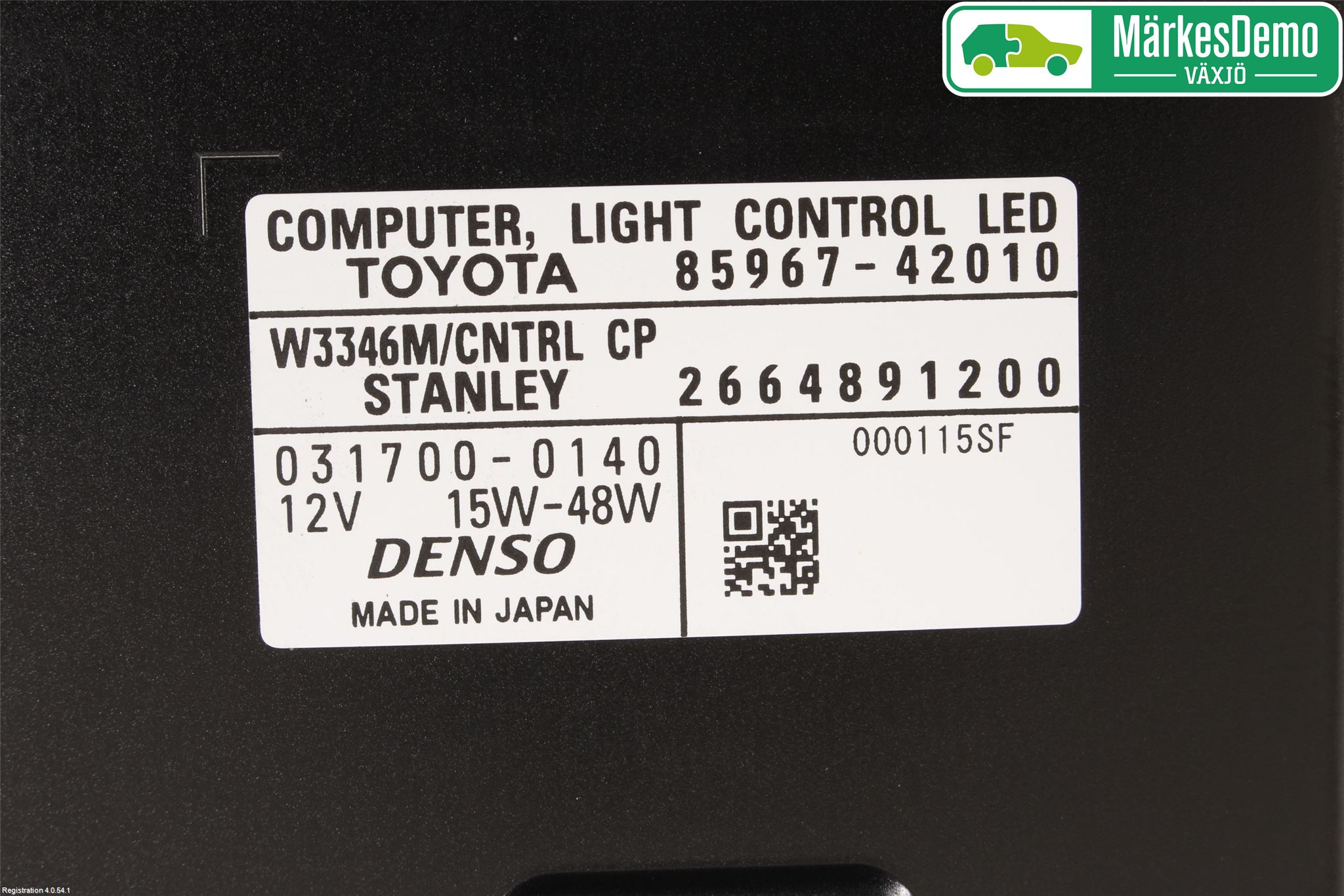 Toyota RAV4 13-18 Styrenhet Strålkastare