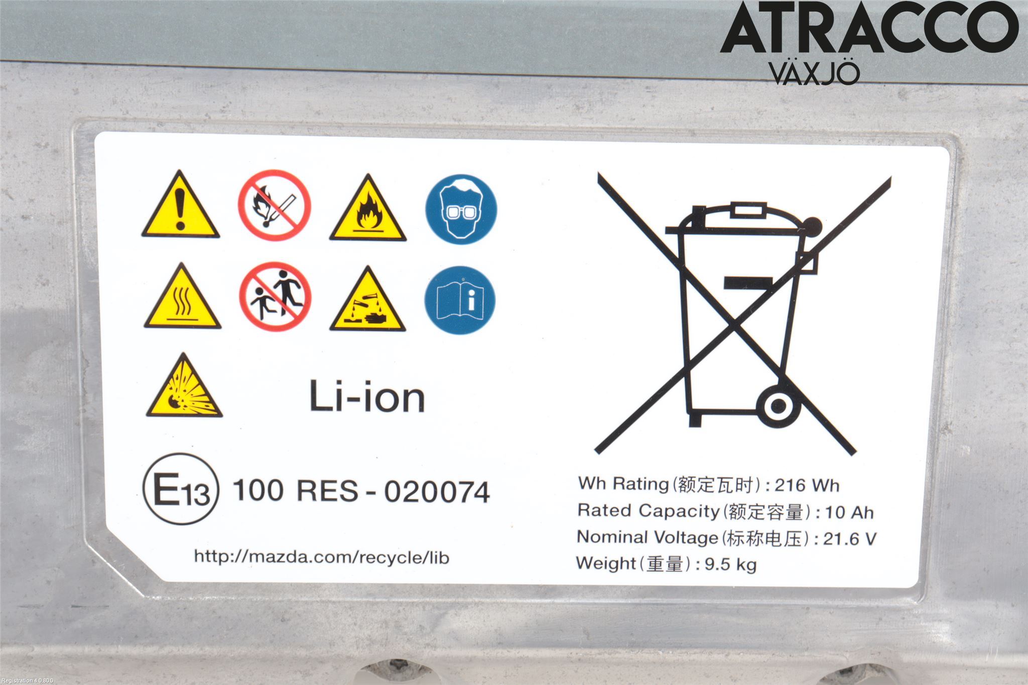 Mazda CX-30 20- Batteri Högspänning