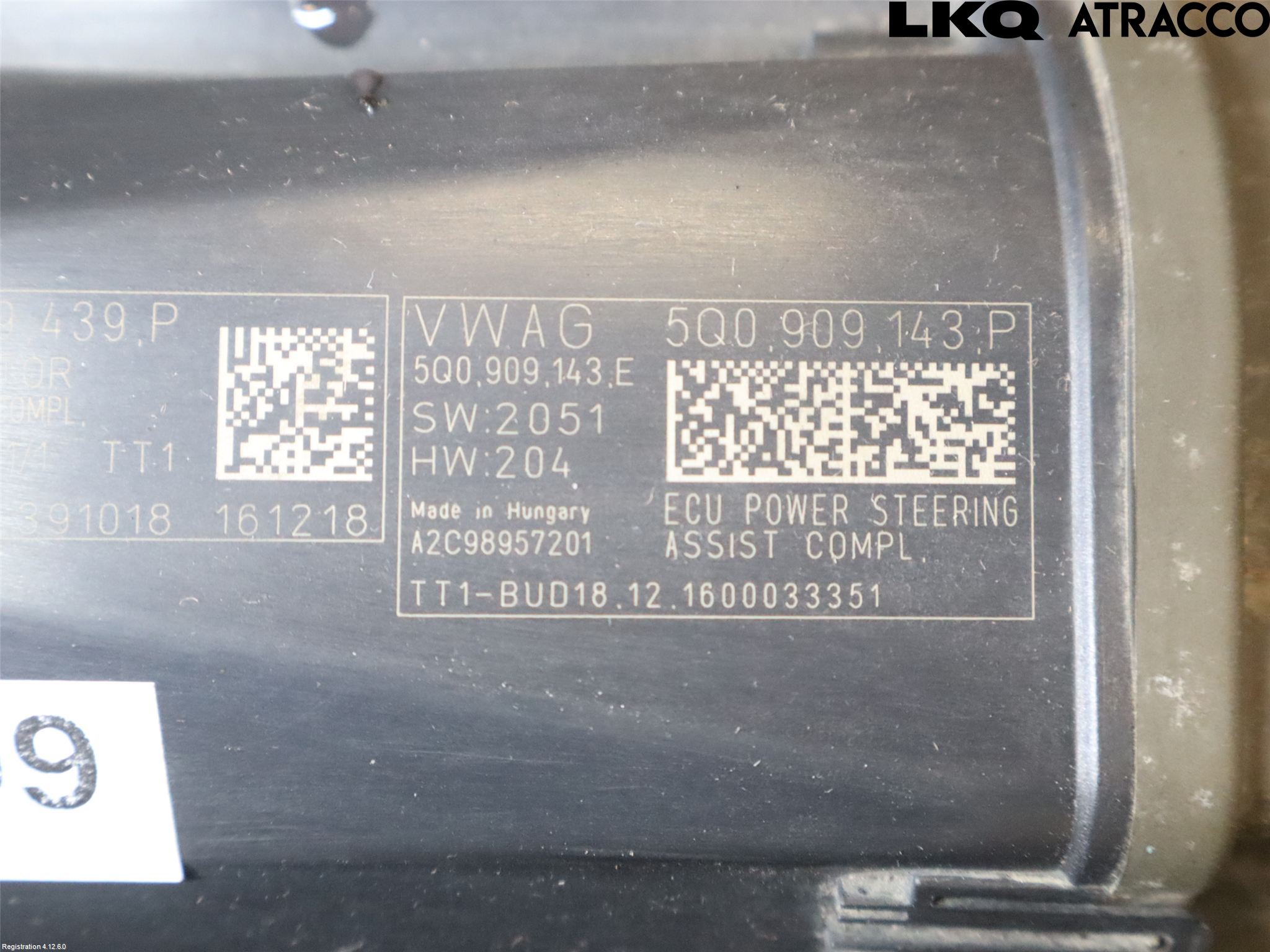 Volkswagen VW TIGUAN 16-24 Styrväxel-Snäcka Elektrisk