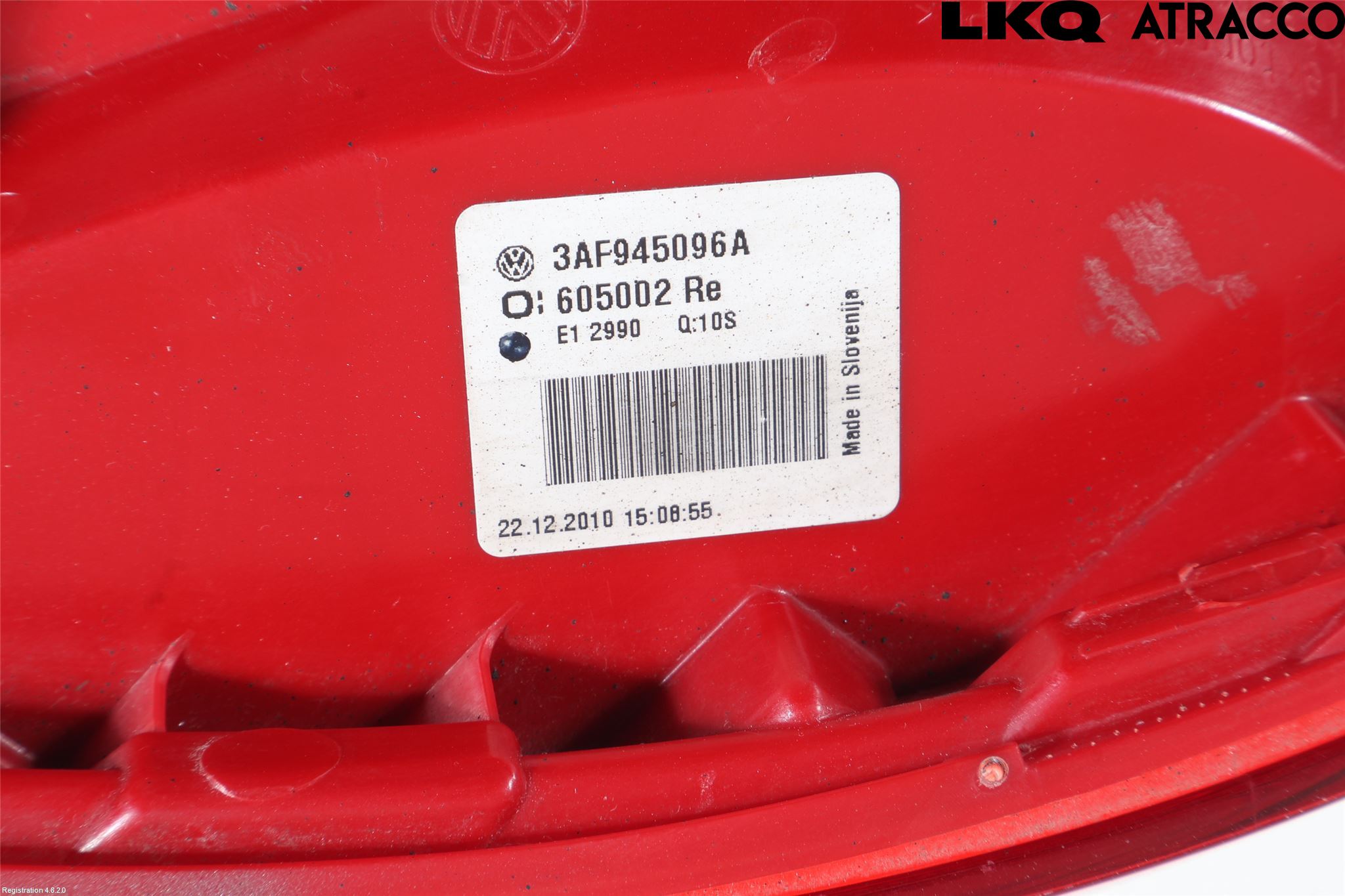 Volkswagen VW PASSAT 11-14 Bakljus Höger