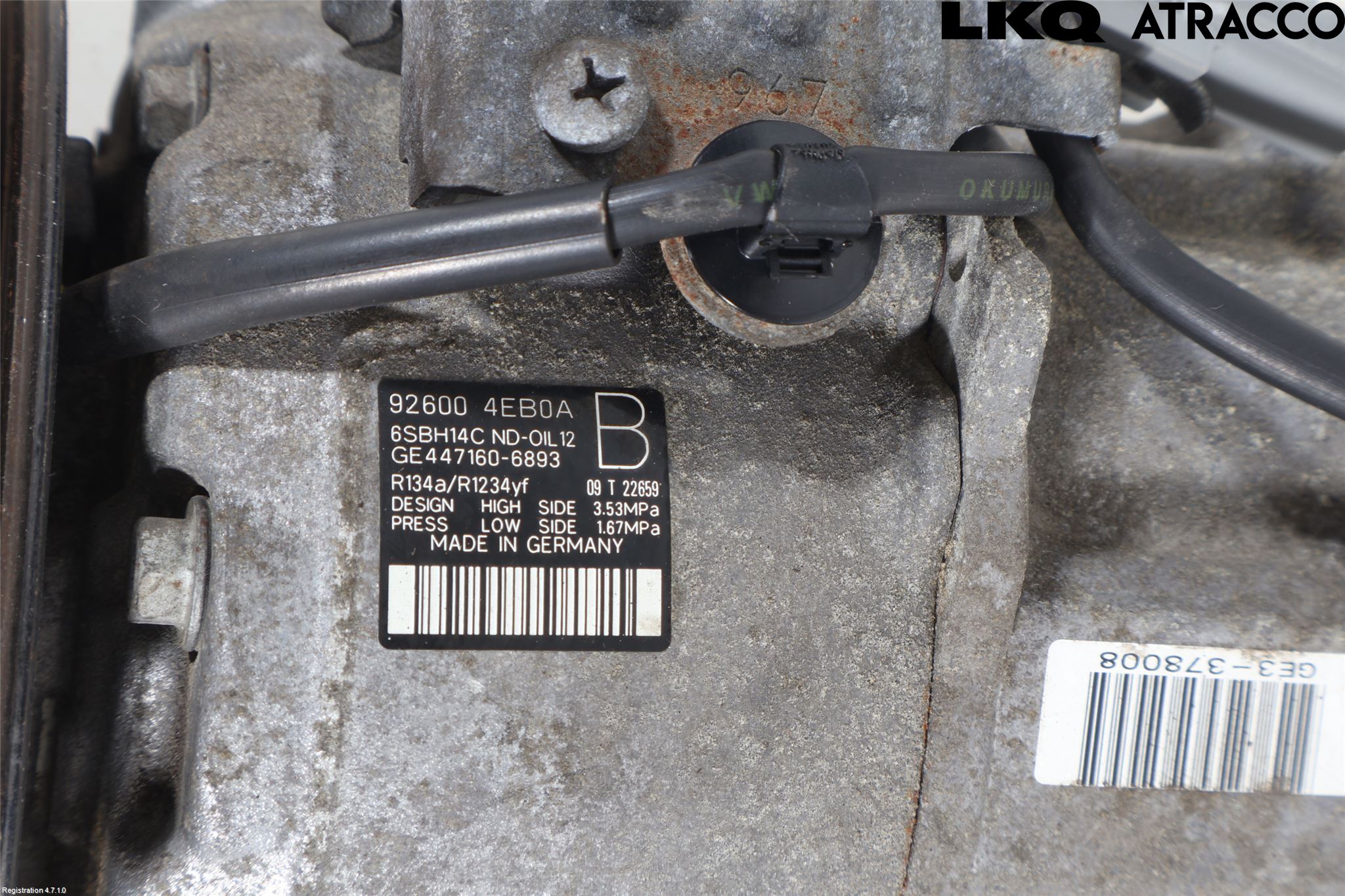 Nissan QASHQAI 14-17 Ac Kompressor