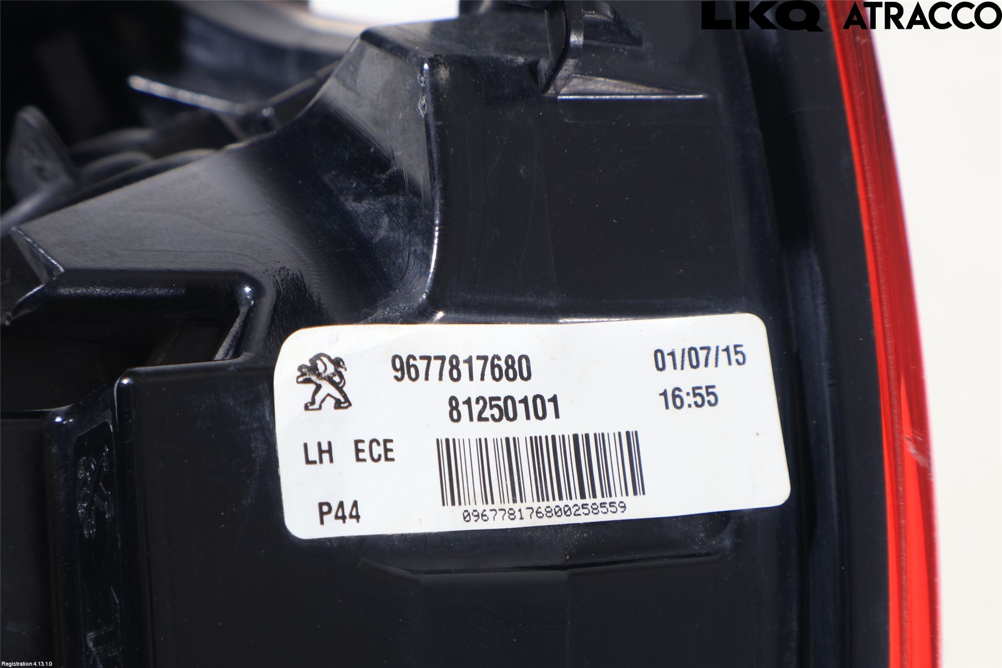 Peugeot 308 14-21 Bakljus Vänster