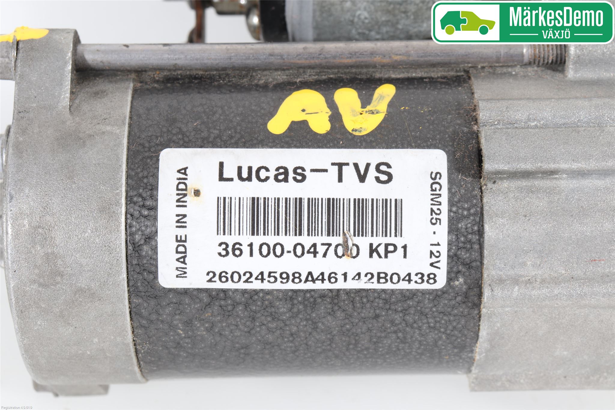 Hyundai i10 BA 14-16 Startmotor