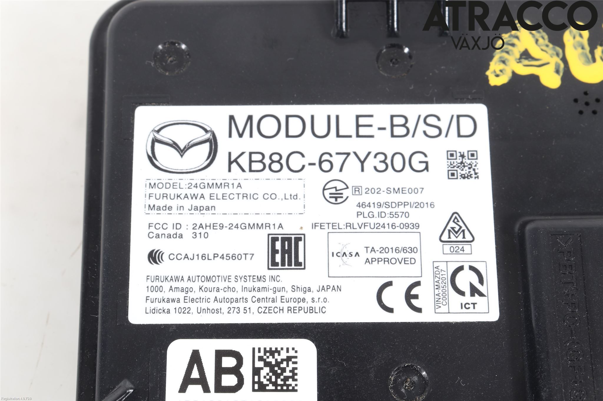 Mazda CX-5 17- Sensor Aktivt Kollisionsskydd