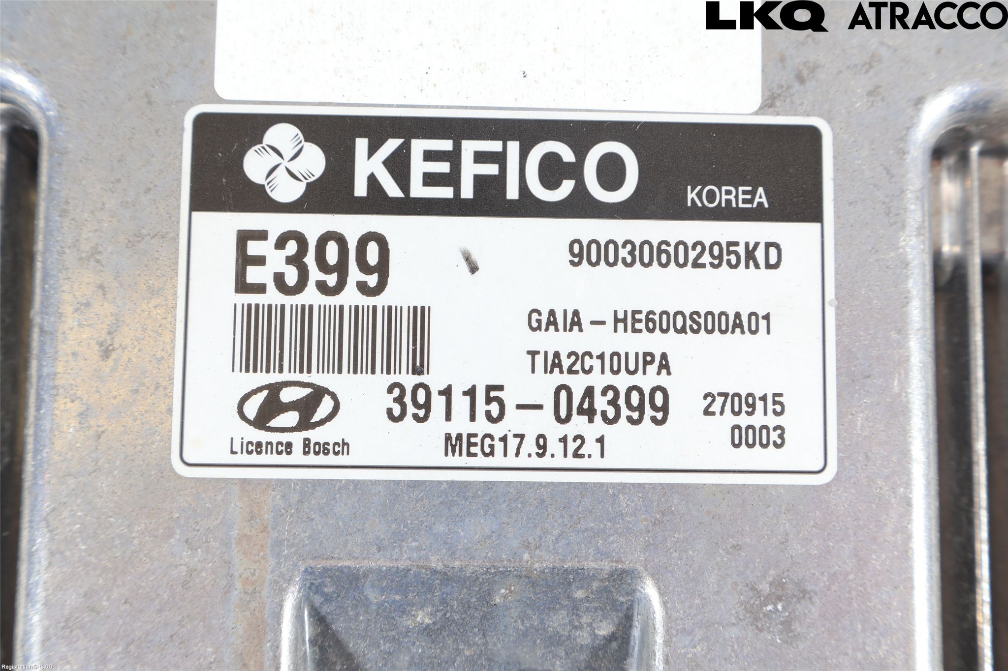 Hyundai i10 BA 17-20 Styrenhet Insprut Bensin