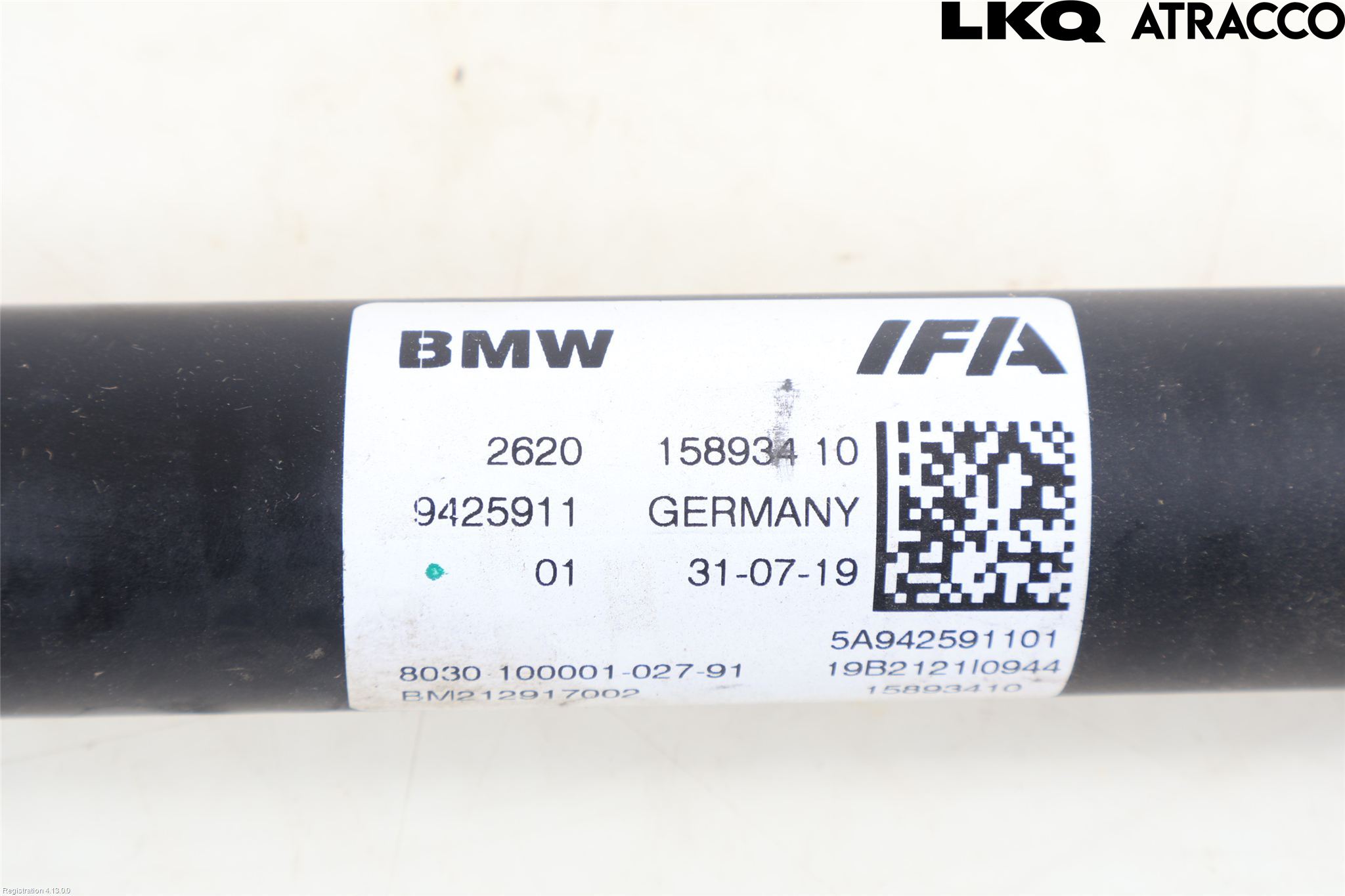 BMW 5 G30/G31/F90 17-23 Mellanaxel Främre 4Wd