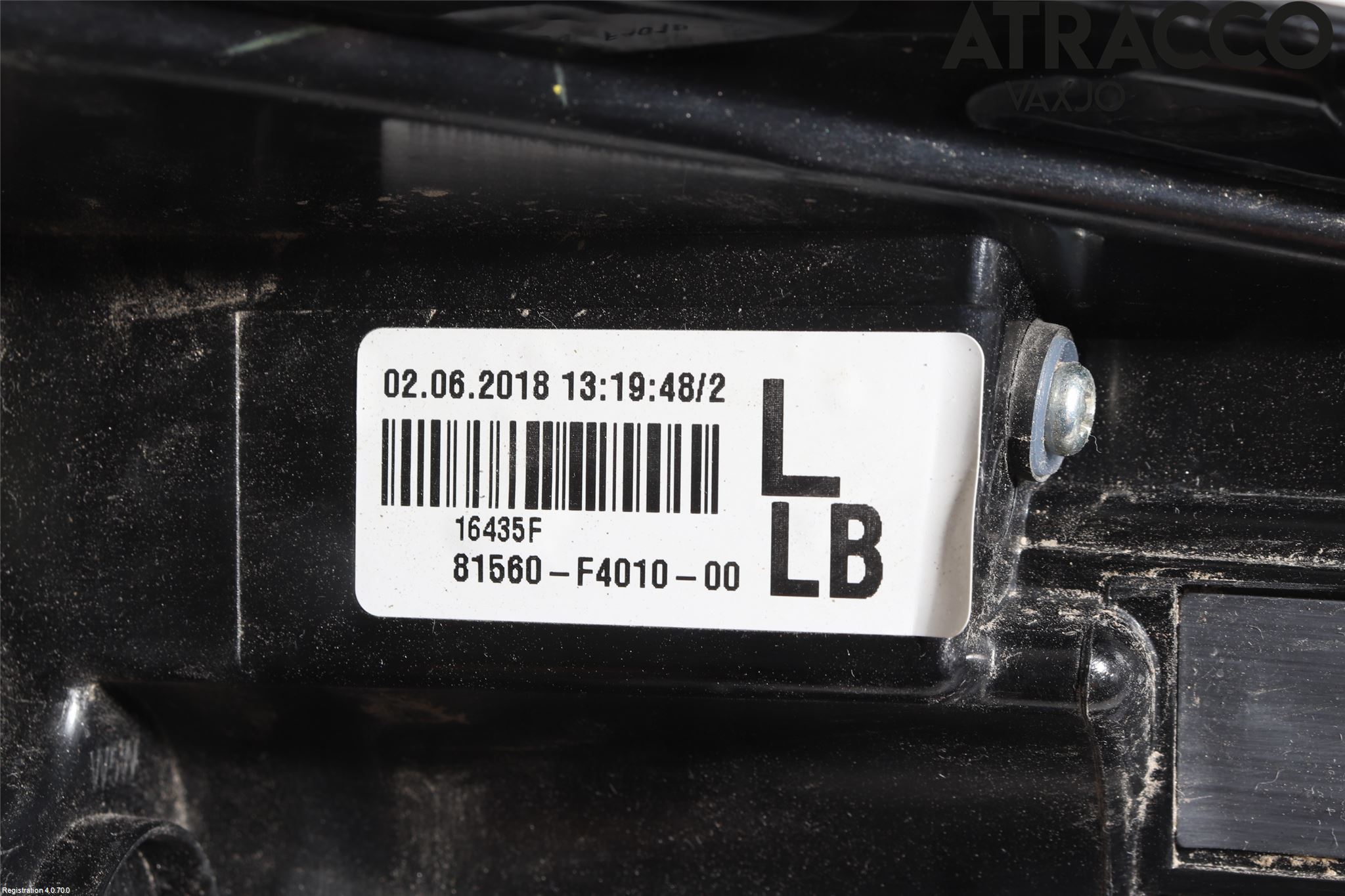 Toyota C-HR 16-23 Bakljus Vänster