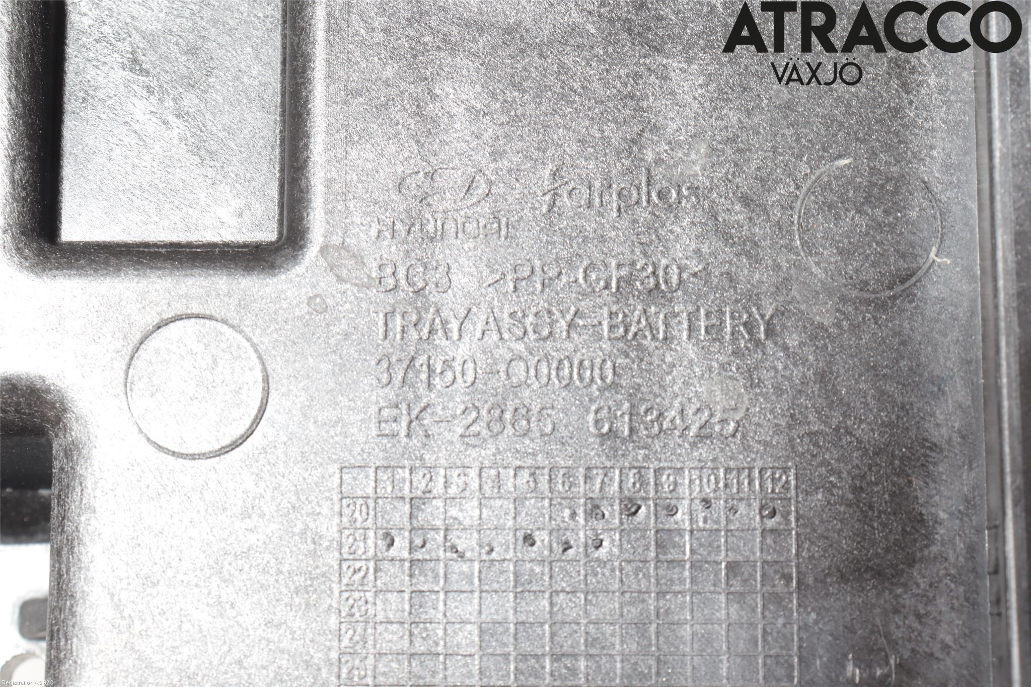 Hyundai BAYON BC3 21- Batterilåda-Fäste-Hållare