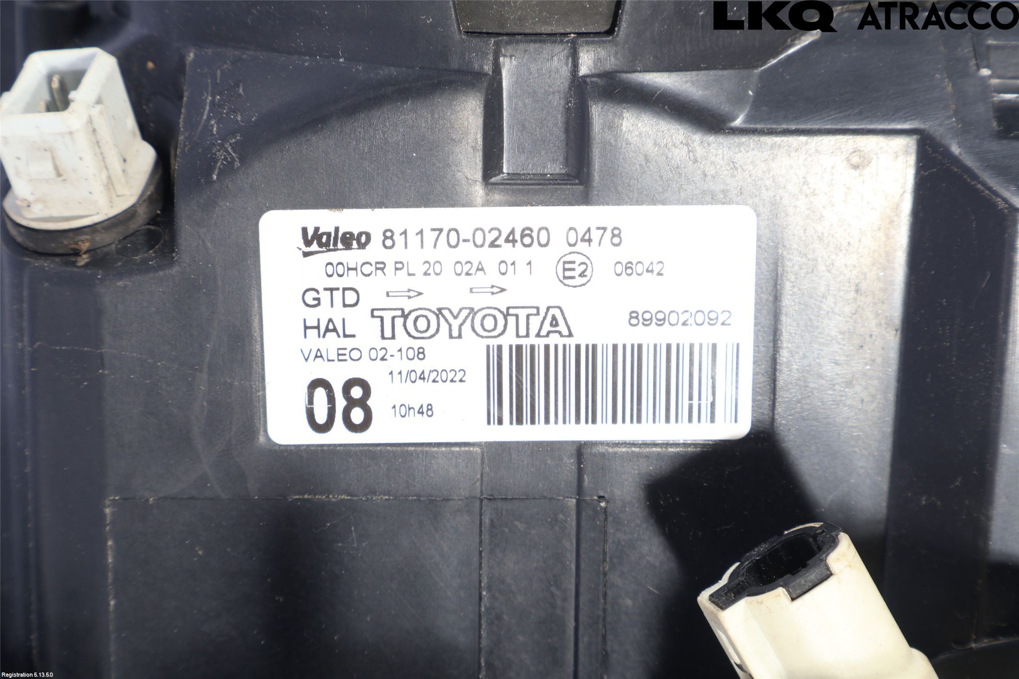 Toyota AURIS 07-09 Strålkastare Vänster