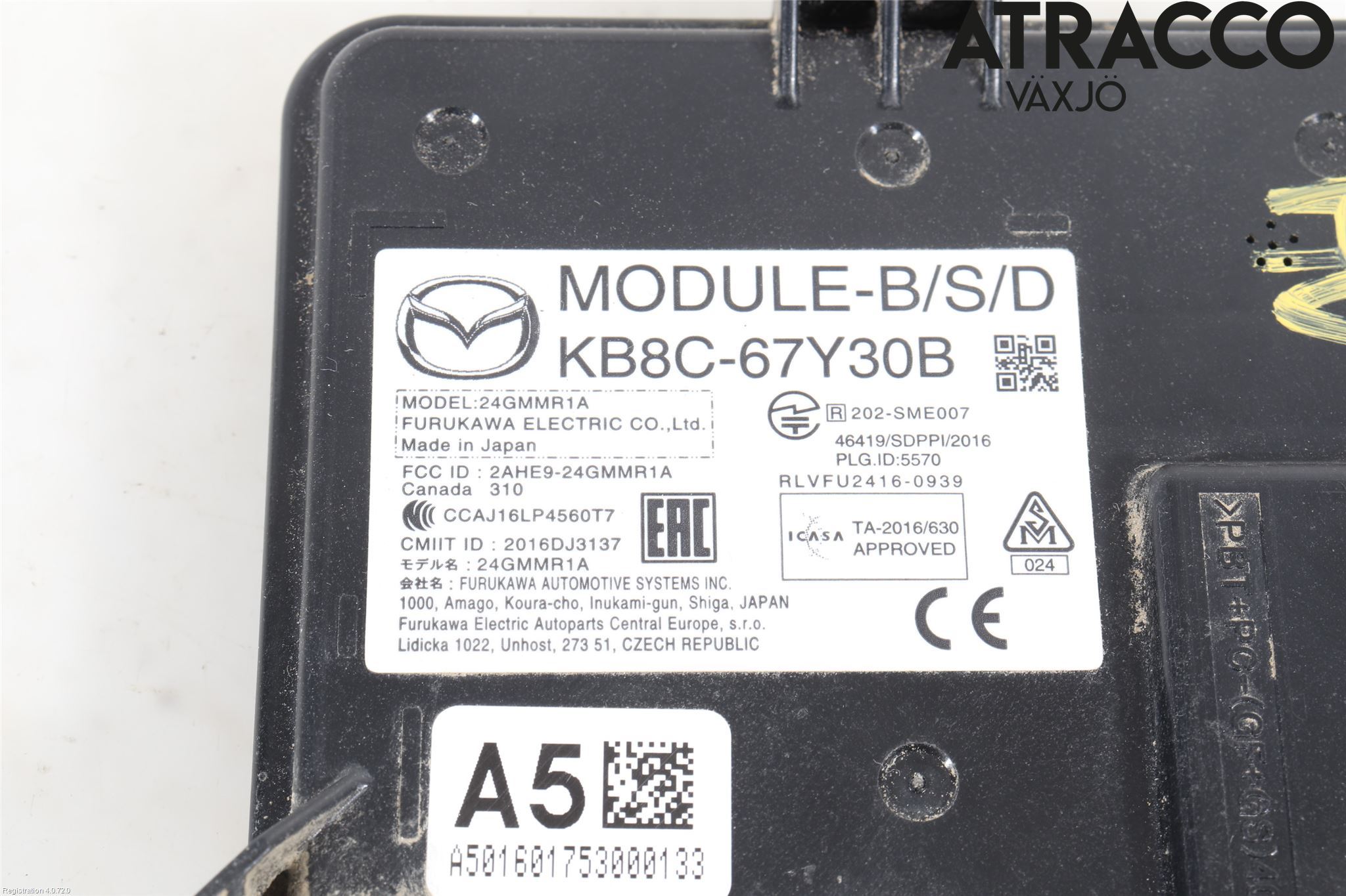 Mazda CX-5 17- Sensor Aktivt Kollisionsskydd