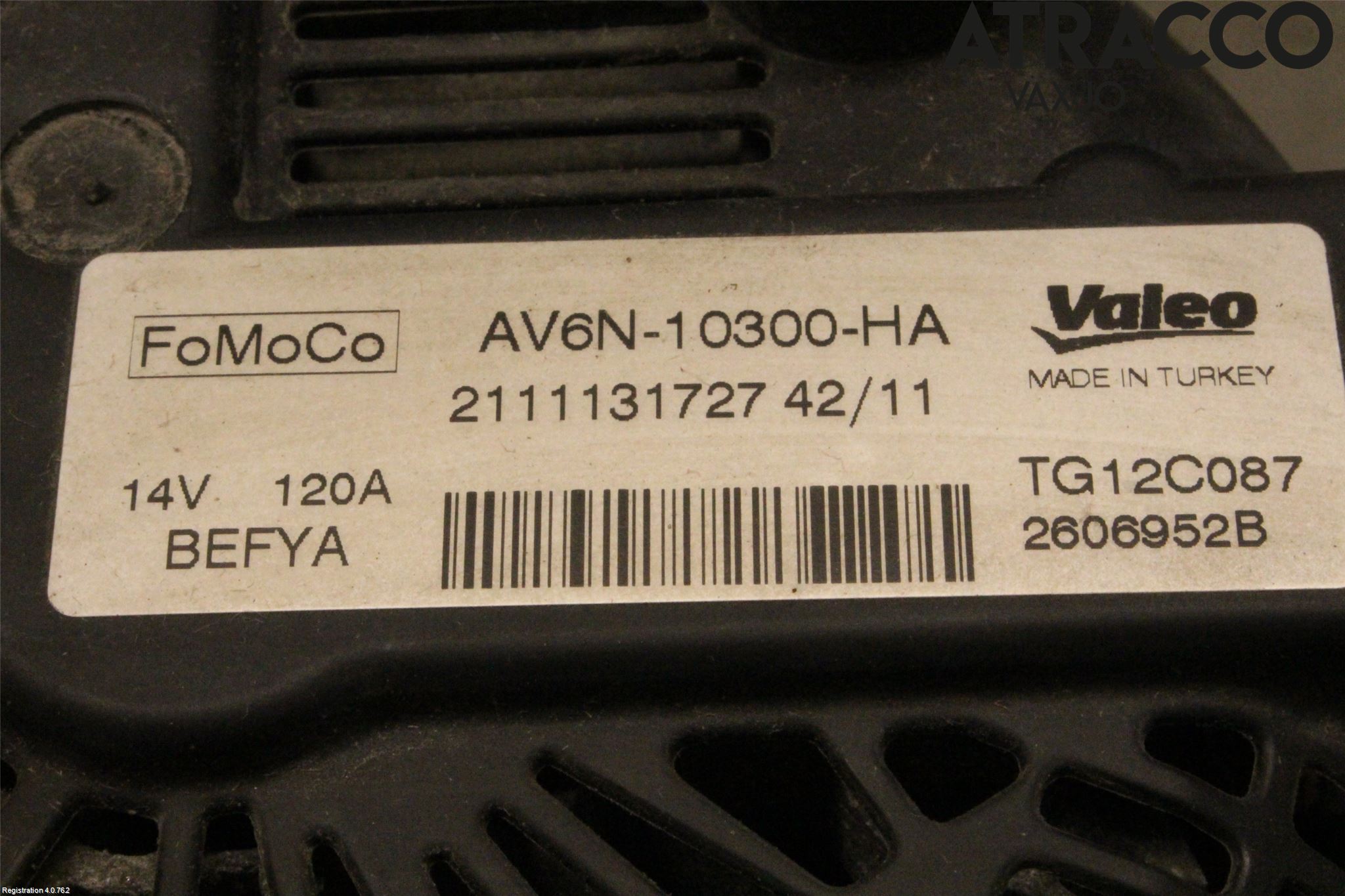 Ford FIESTA 09-12 Generator