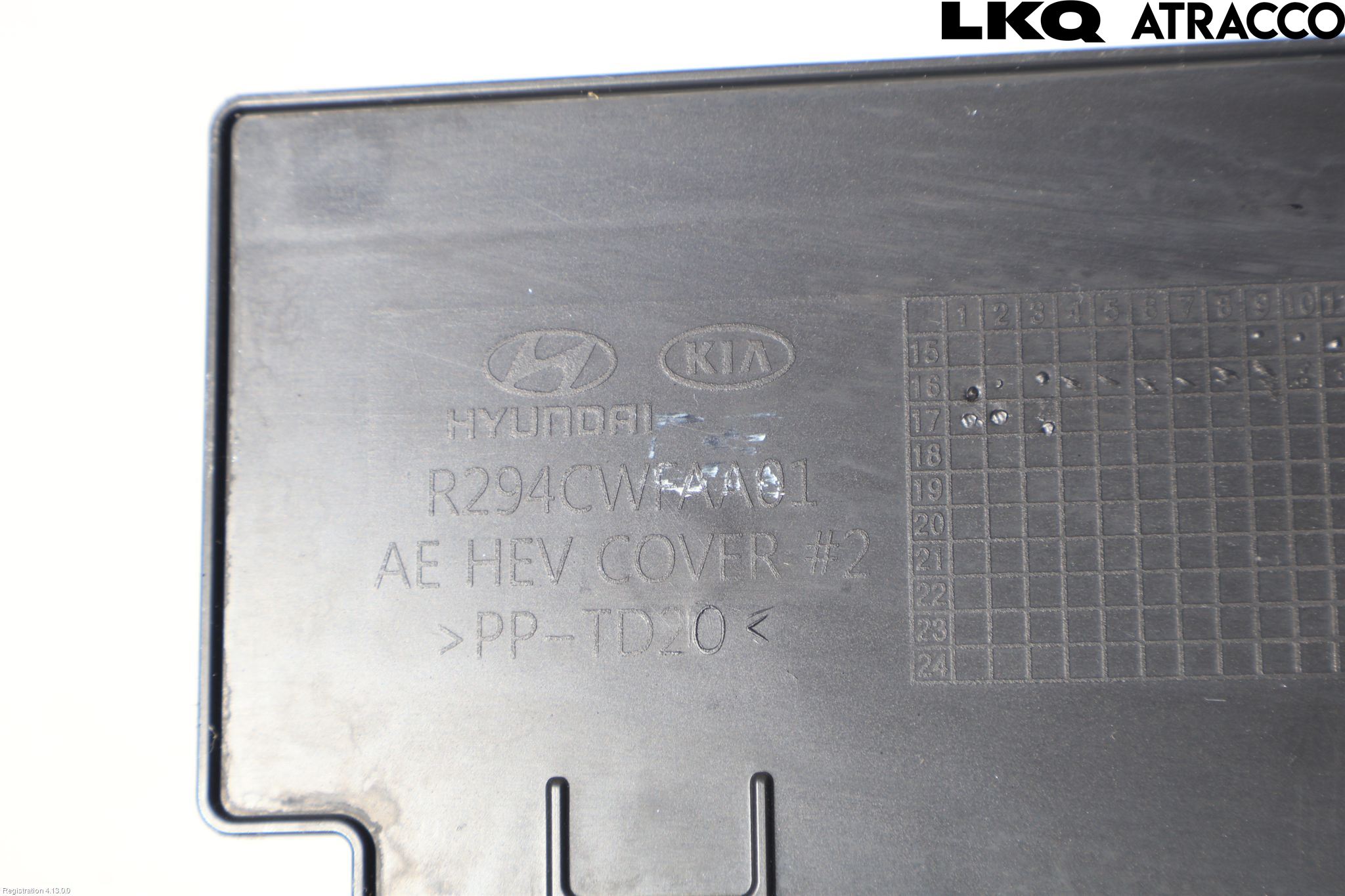 Kia NIRO (DE) 17-22 Deflektor Plåt-Plast Kylning