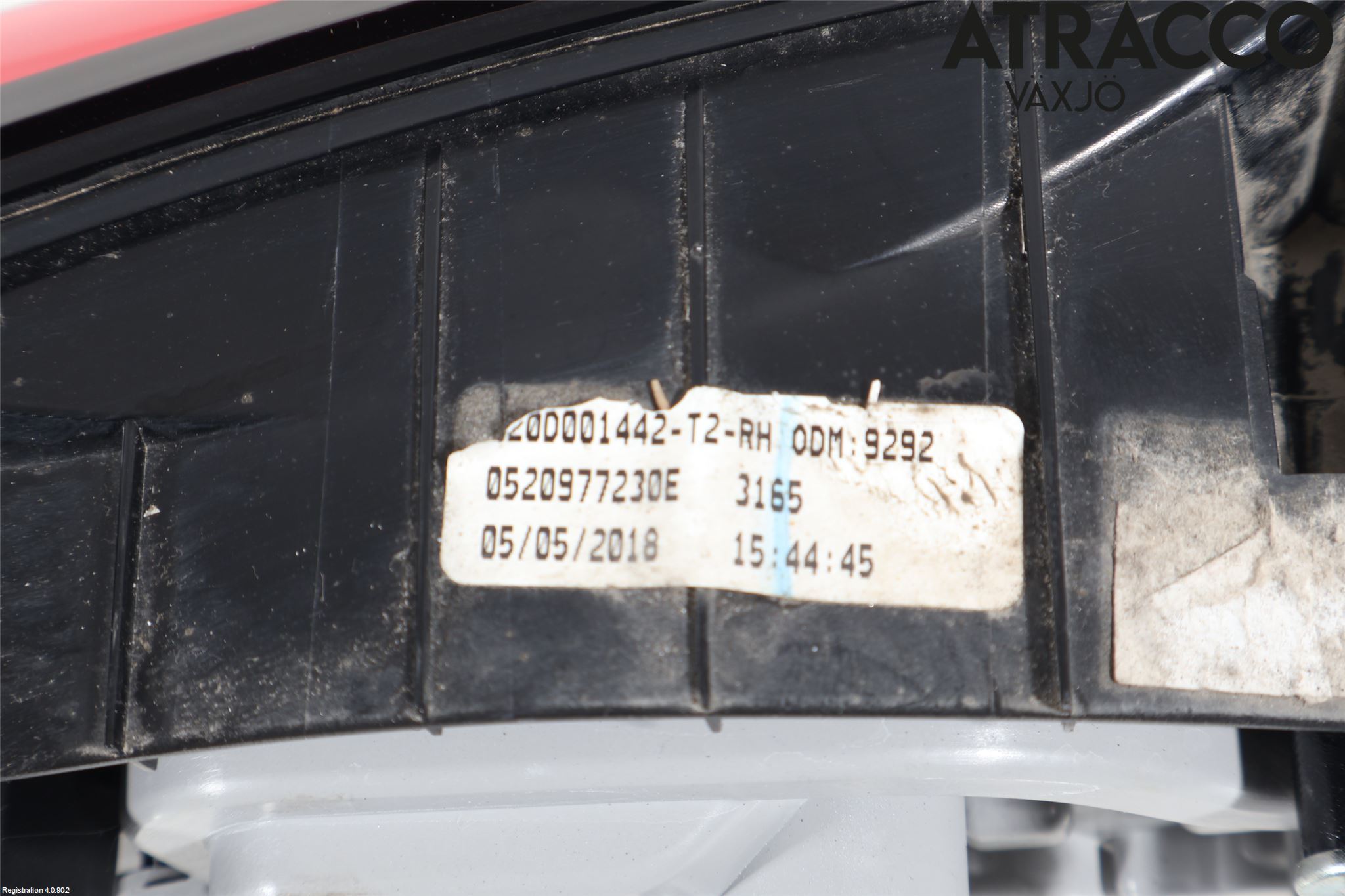 Fiat TIPO/CROSS 16- Bakljus Lucka Hö