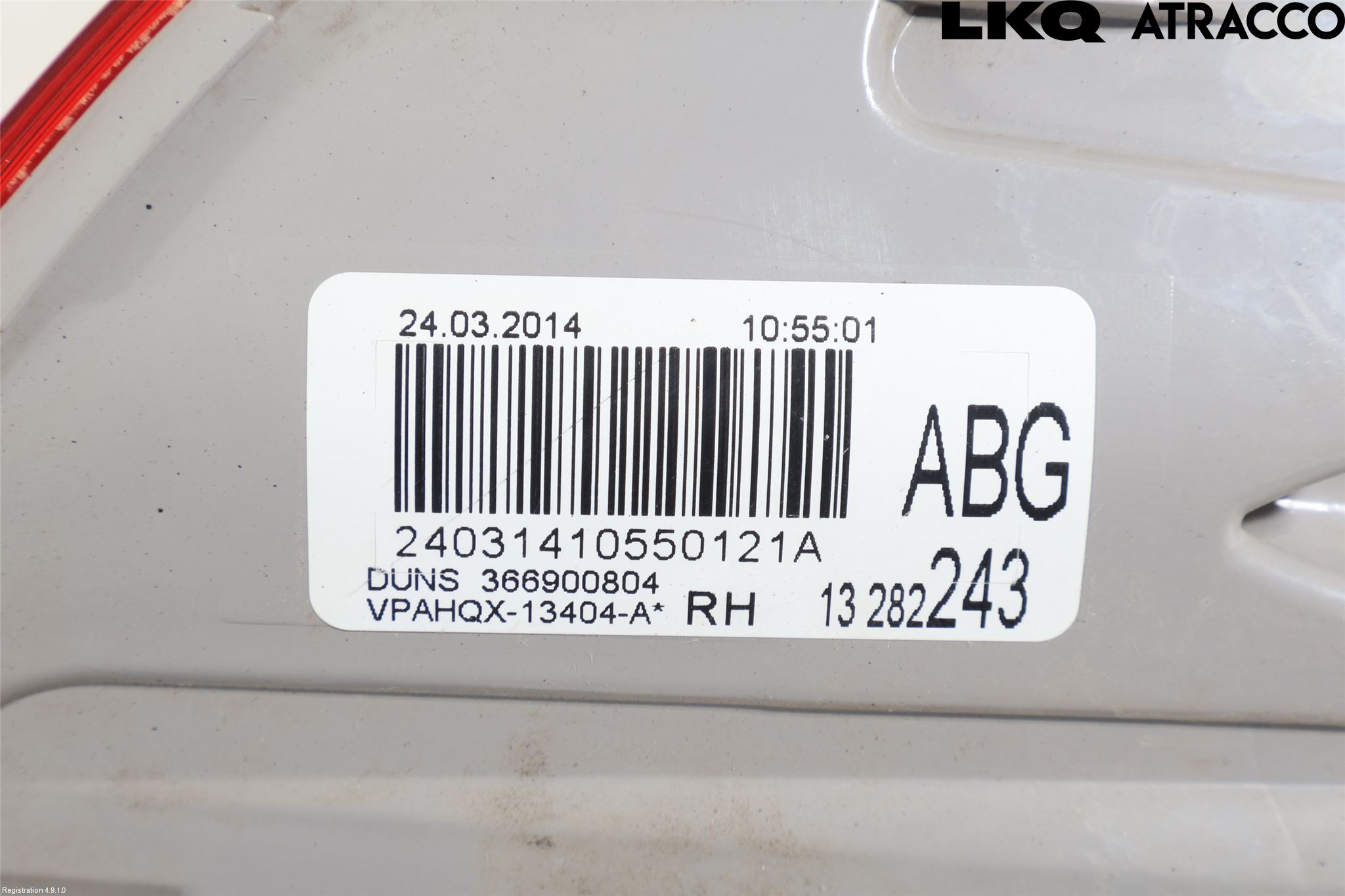 Opel ASTRA J 10-15 Bakljus Höger