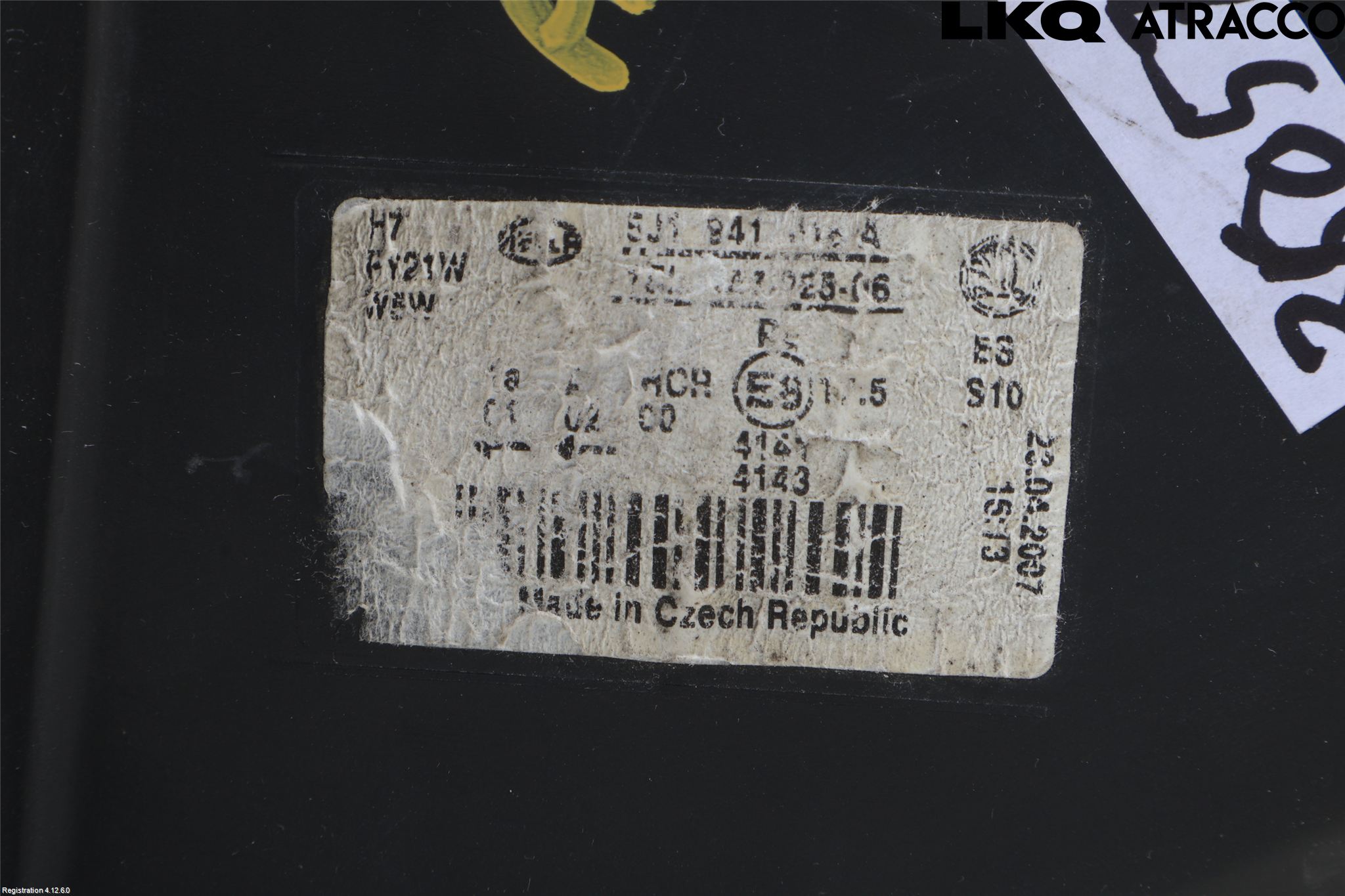 Skoda FABIA 07-14 Strålkastare Höger