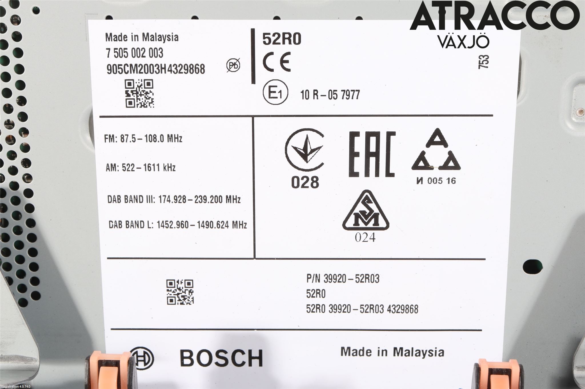 Suzuki SWIFT 17-24 Cd Radio - Multimediapanel