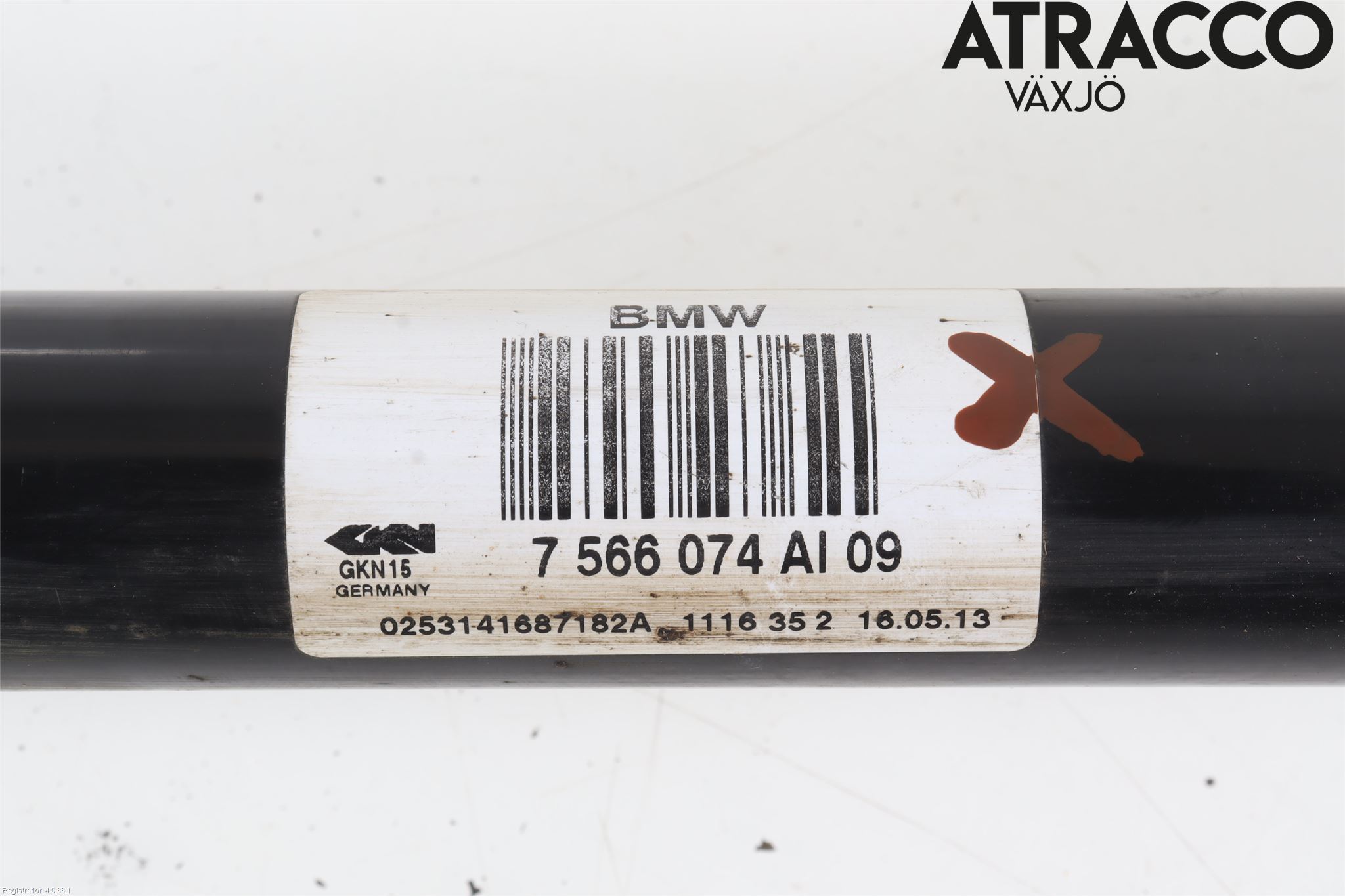 BMW 5 GT F07 09-17 Drivaxel Bak Höger
