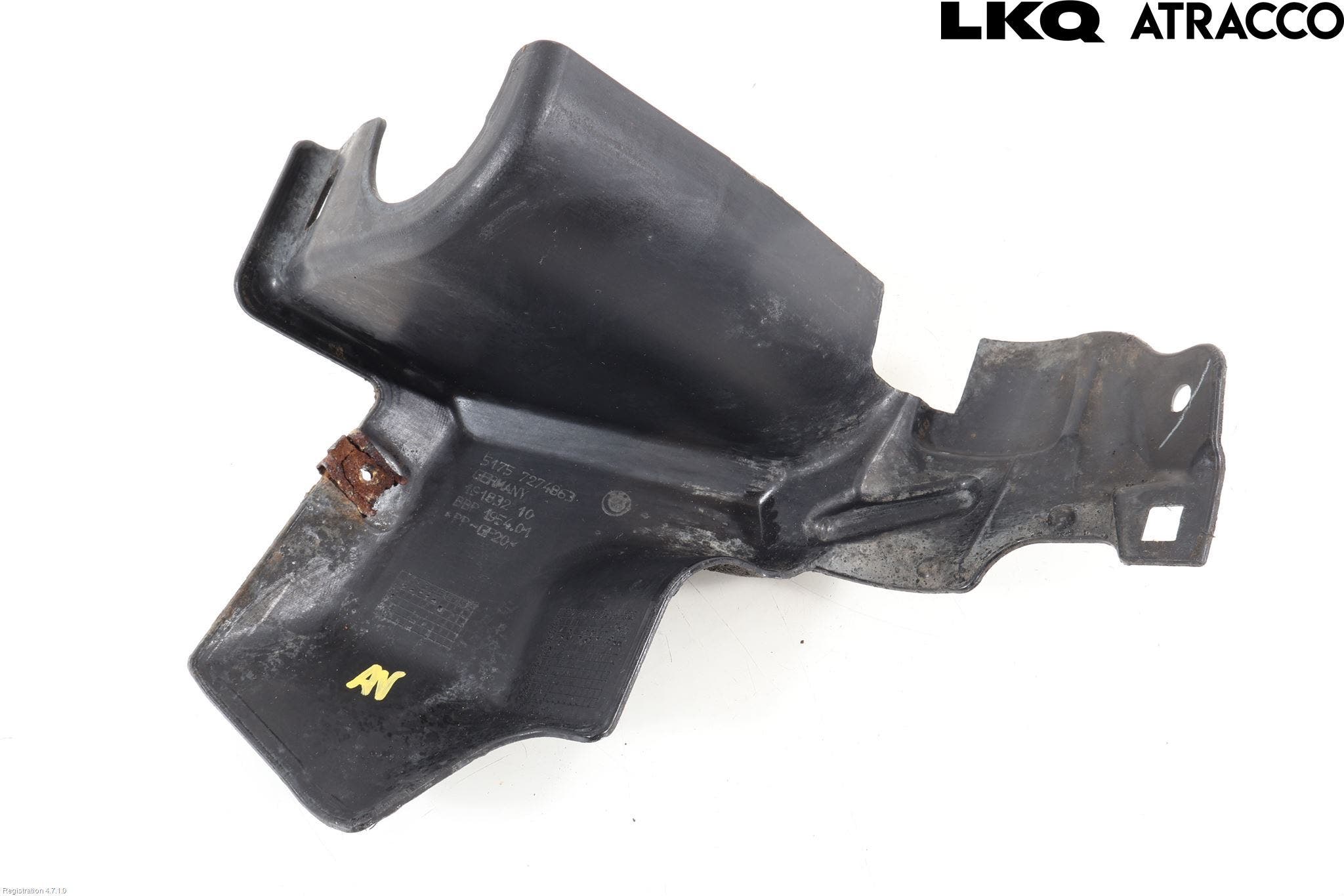 BMW 3 F30/F31/F80 12-19 Deflektor Plåt-Plast Kylning