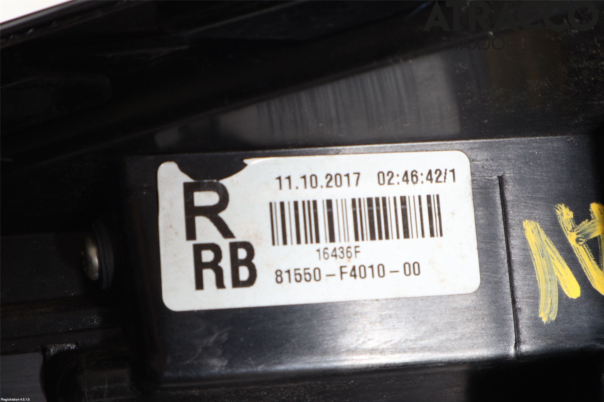 Toyota C-HR 16-23 Bakljus Höger