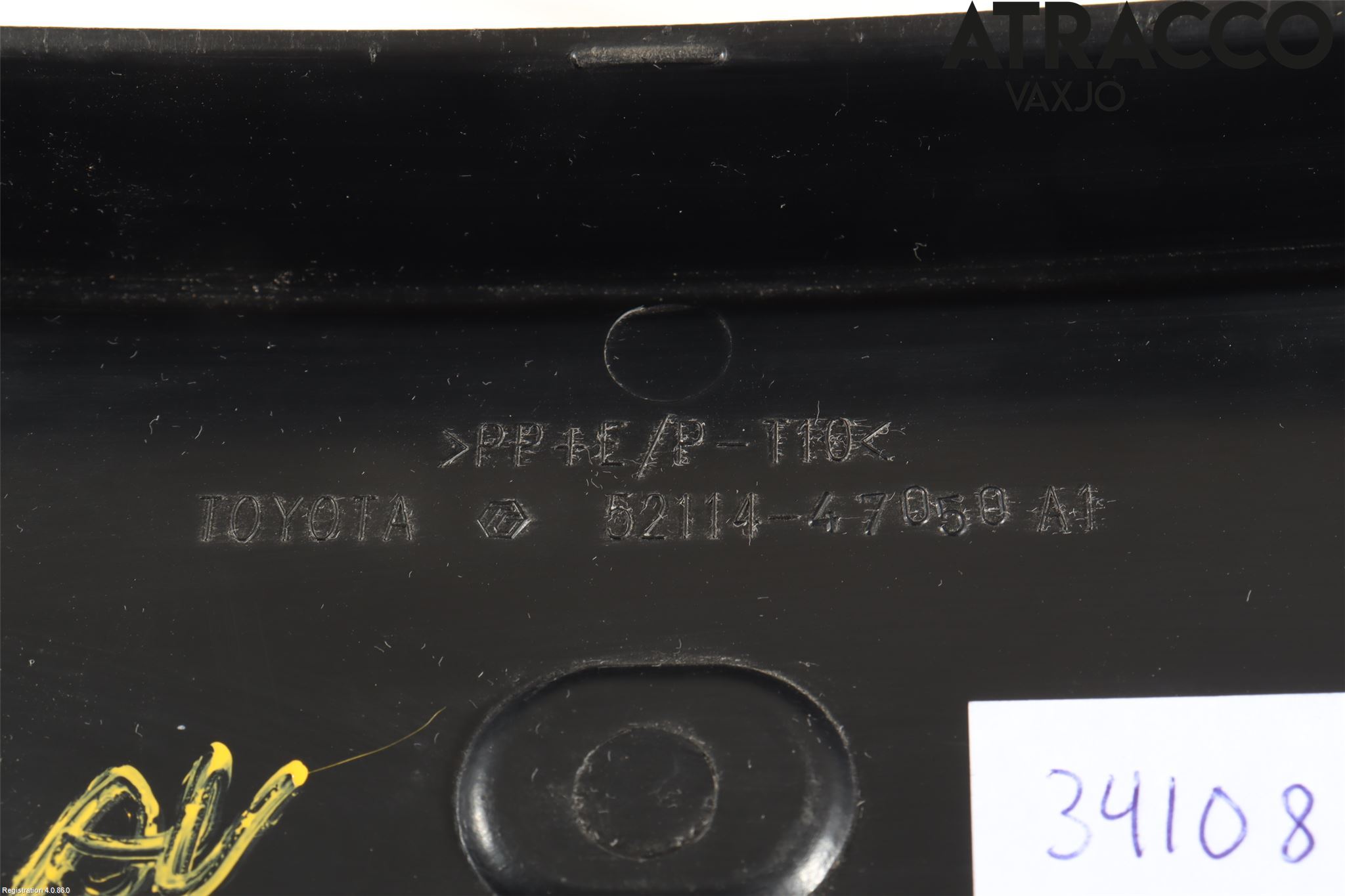 Toyota PRIUS NWH20 04-08 Stötfångardel Fram Mitt