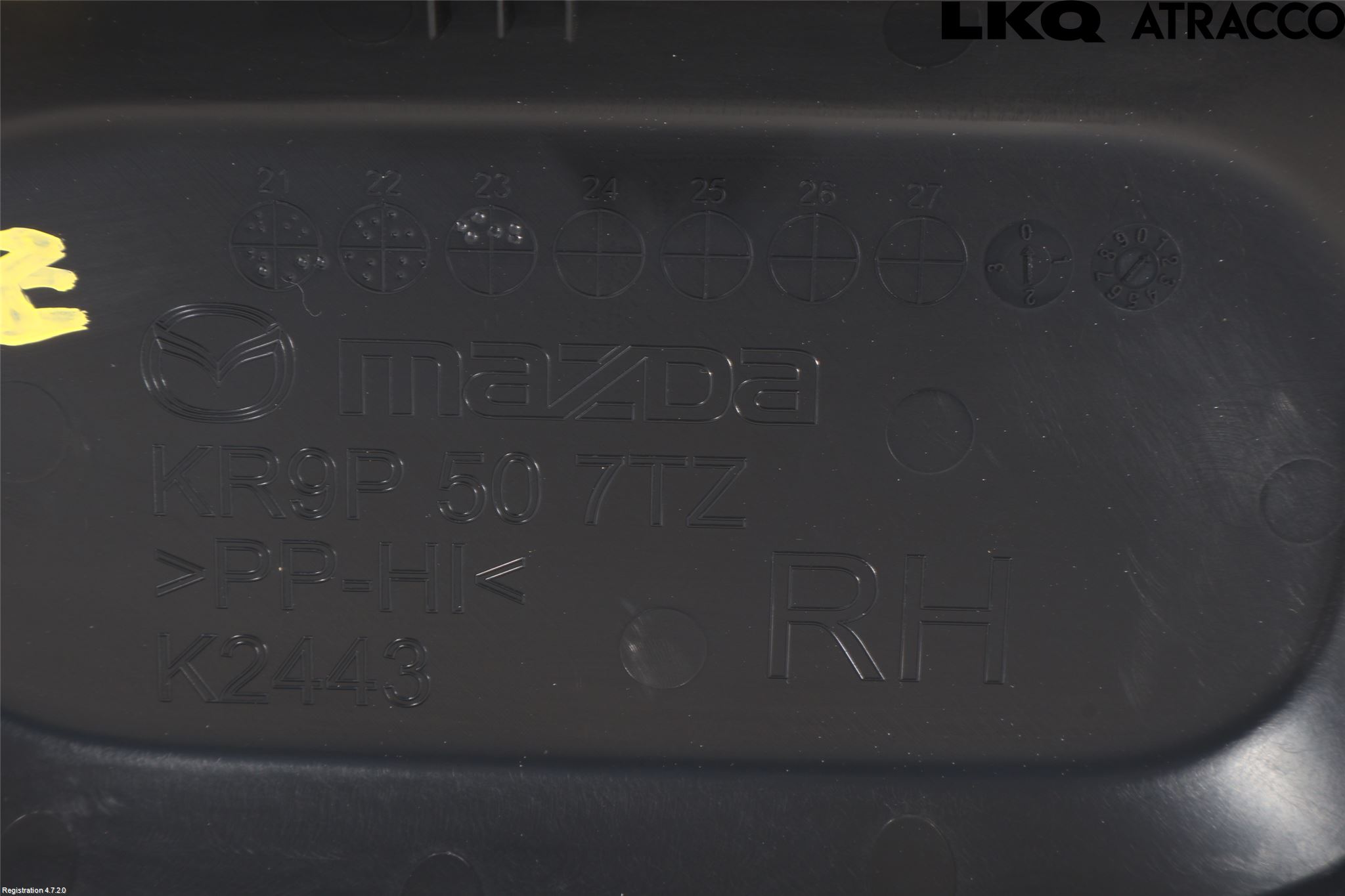 Mazda CX-60 22- Täckplast Front