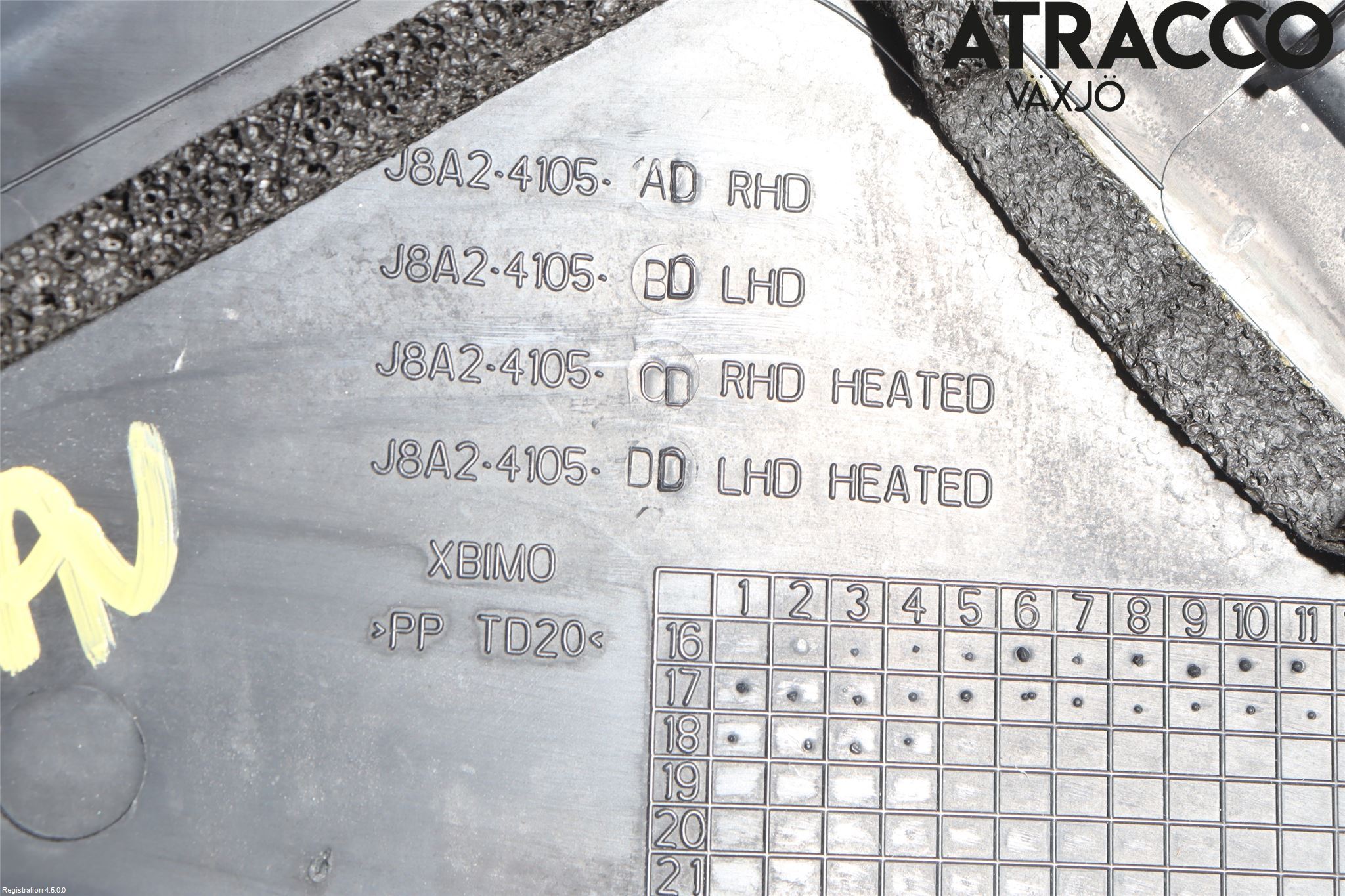 Landrover RANGE ROVER VELAR (L560) 17- Torpedplåt-Torpedplast