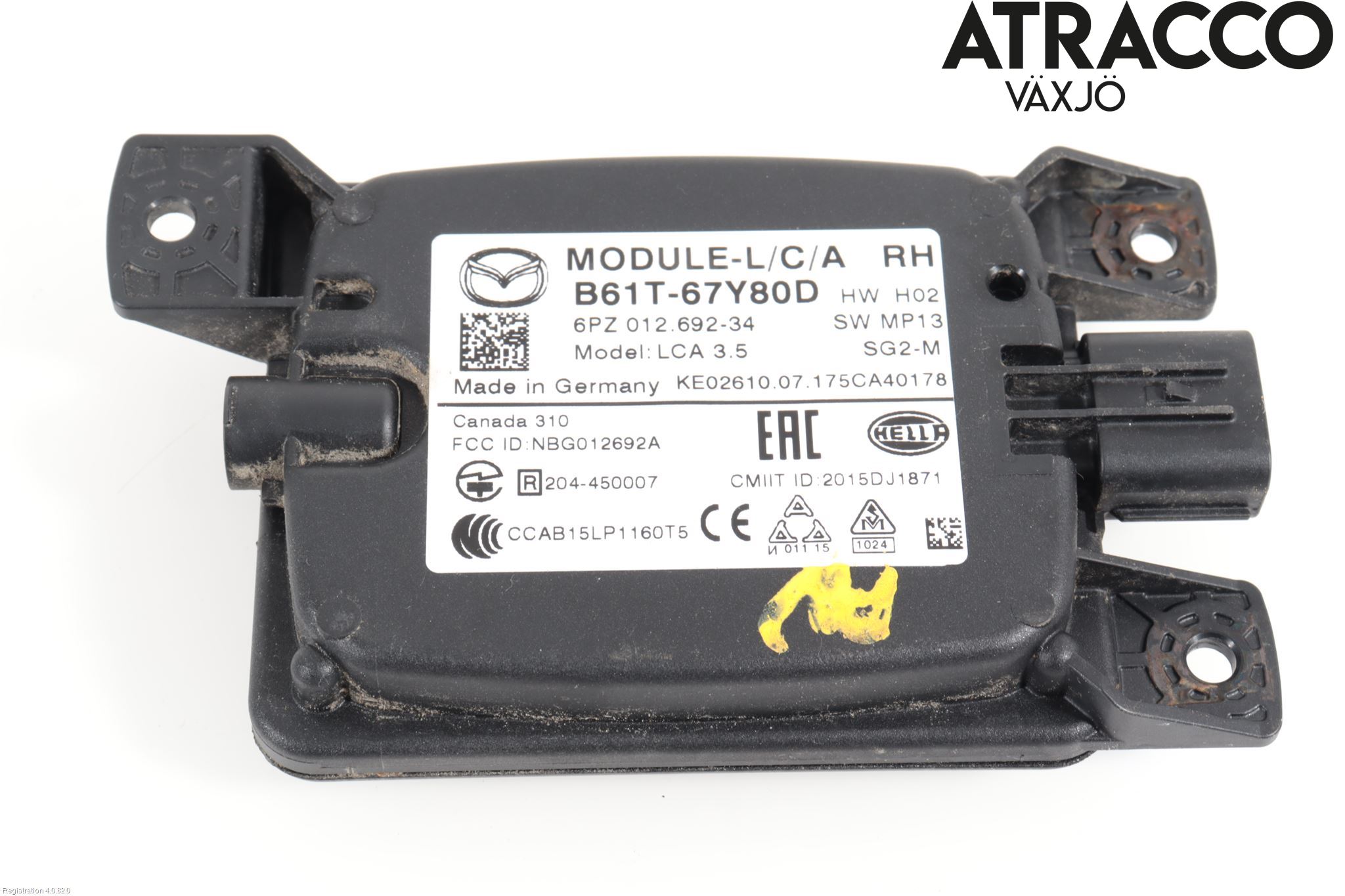 Mazda 3 III 14-19 Sensor Aktivt Kollisionsskydd