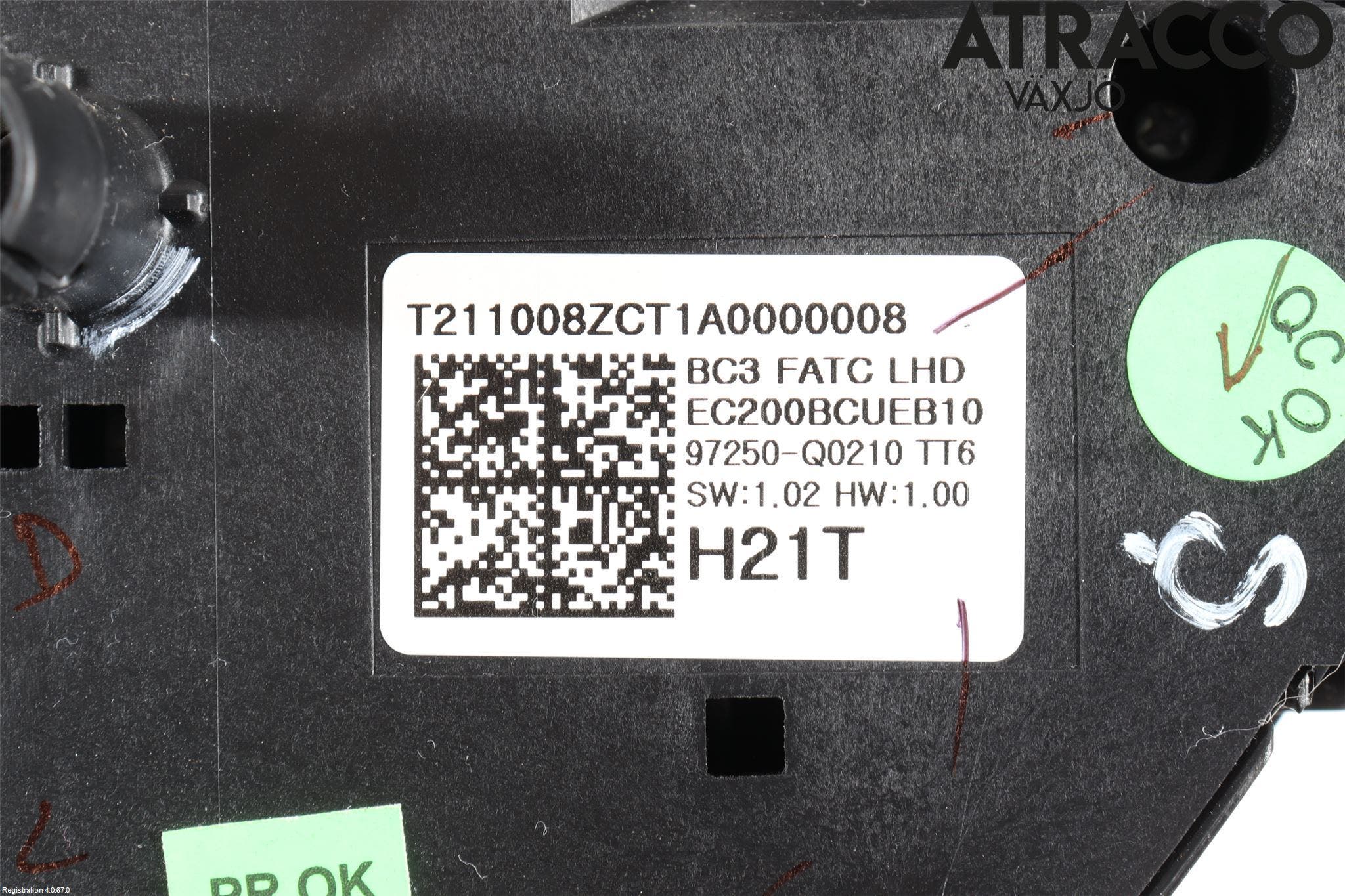 Hyundai BAYON BC3 21- Ac Styrenhet Ac Manöveren