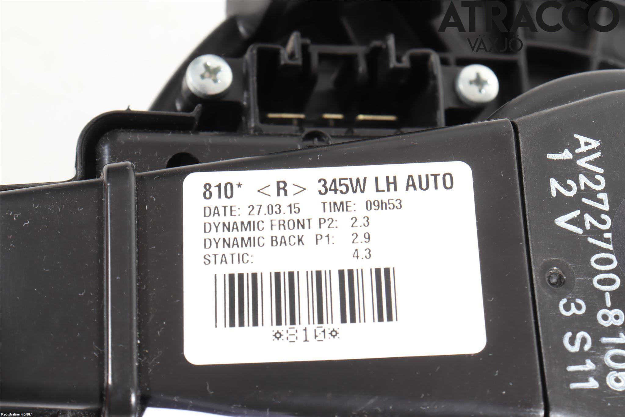 Toyota AVENSIS 09-15 Värmefläkt
