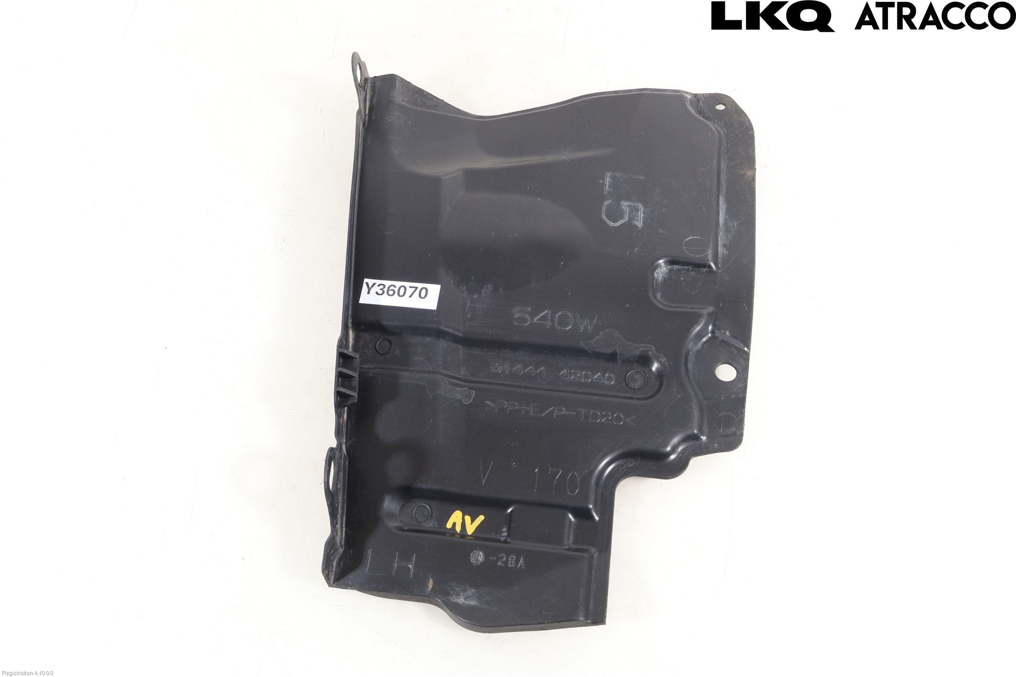Toyota RAV4 13-18 Hasplåt Plåt-Plast