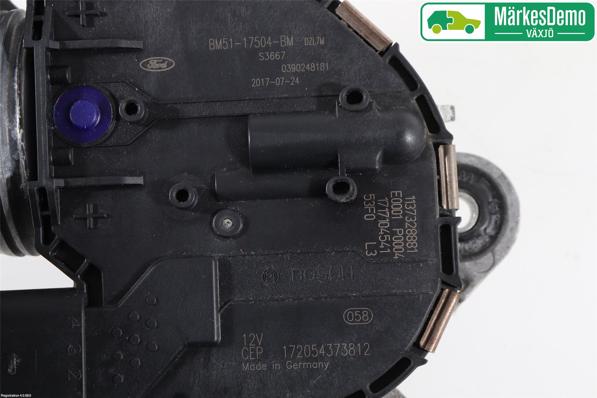 Ford FOCUS 15-18 Torkarmotor Vindruta