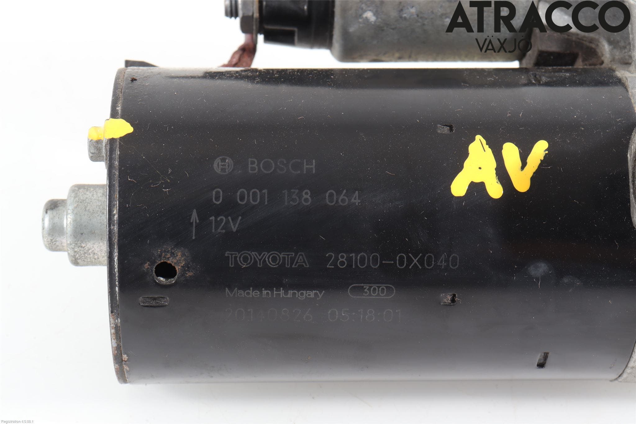 Toyota VERSO 09-18 Startmotor Diesel