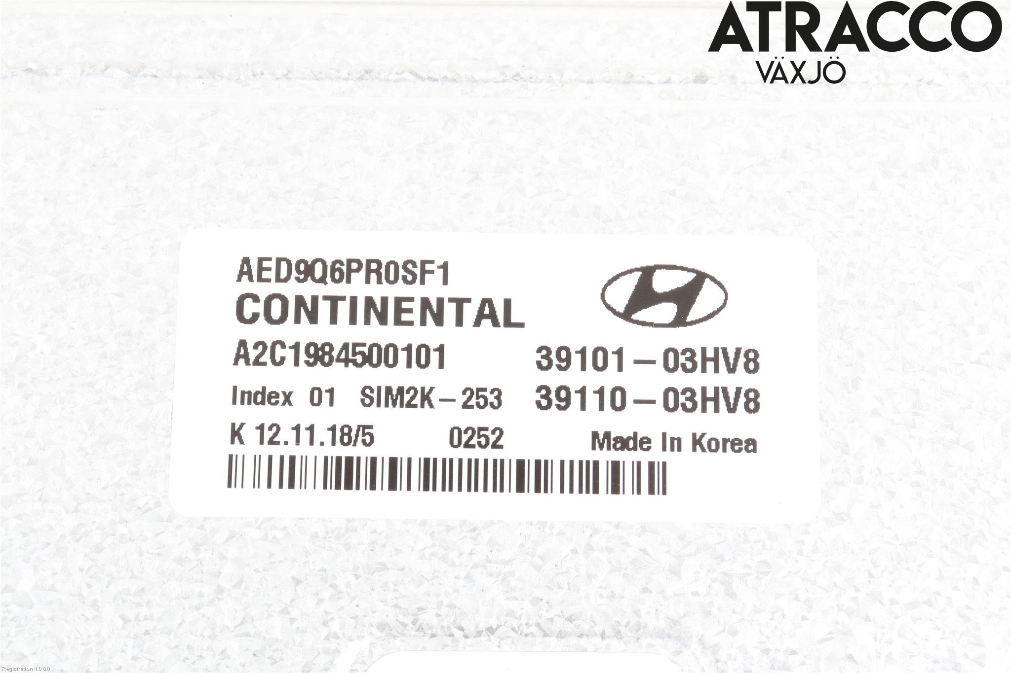 Hyundai IONIQ AE 17-22 Styrenhet Insprut Bensin