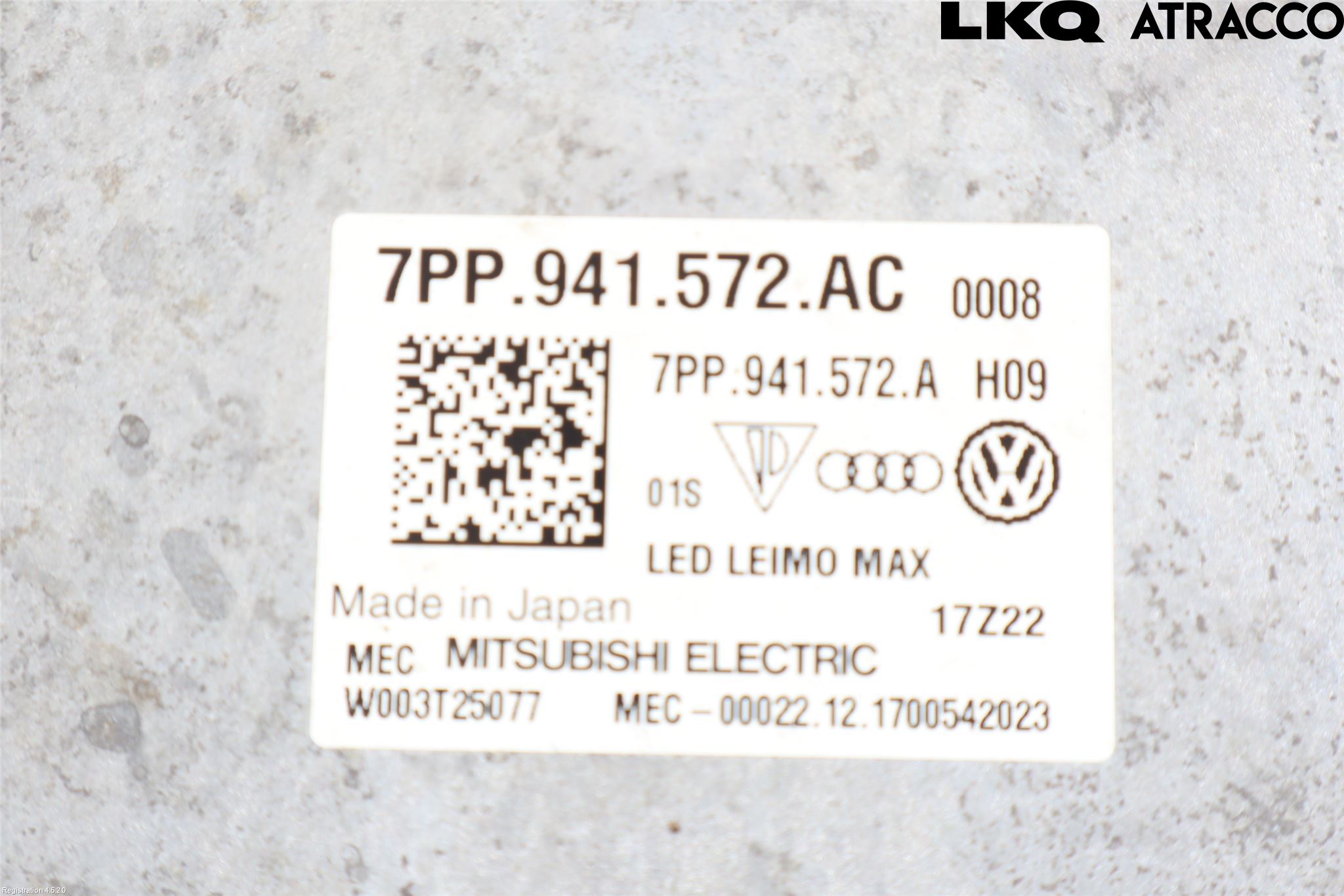 Audi A5 17- Styrenhet Strålkastare