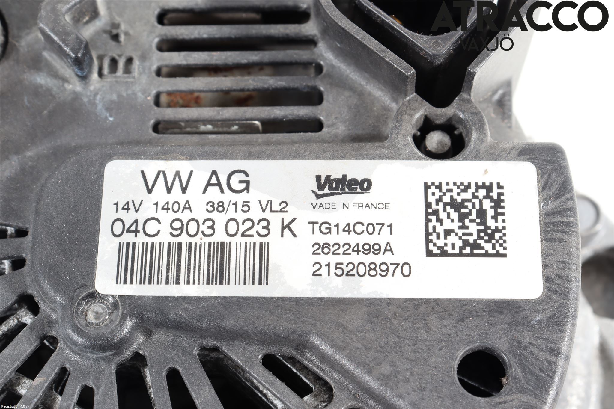 Volkswagen VW GOLF / E-GOLF VII 13-20 Generator