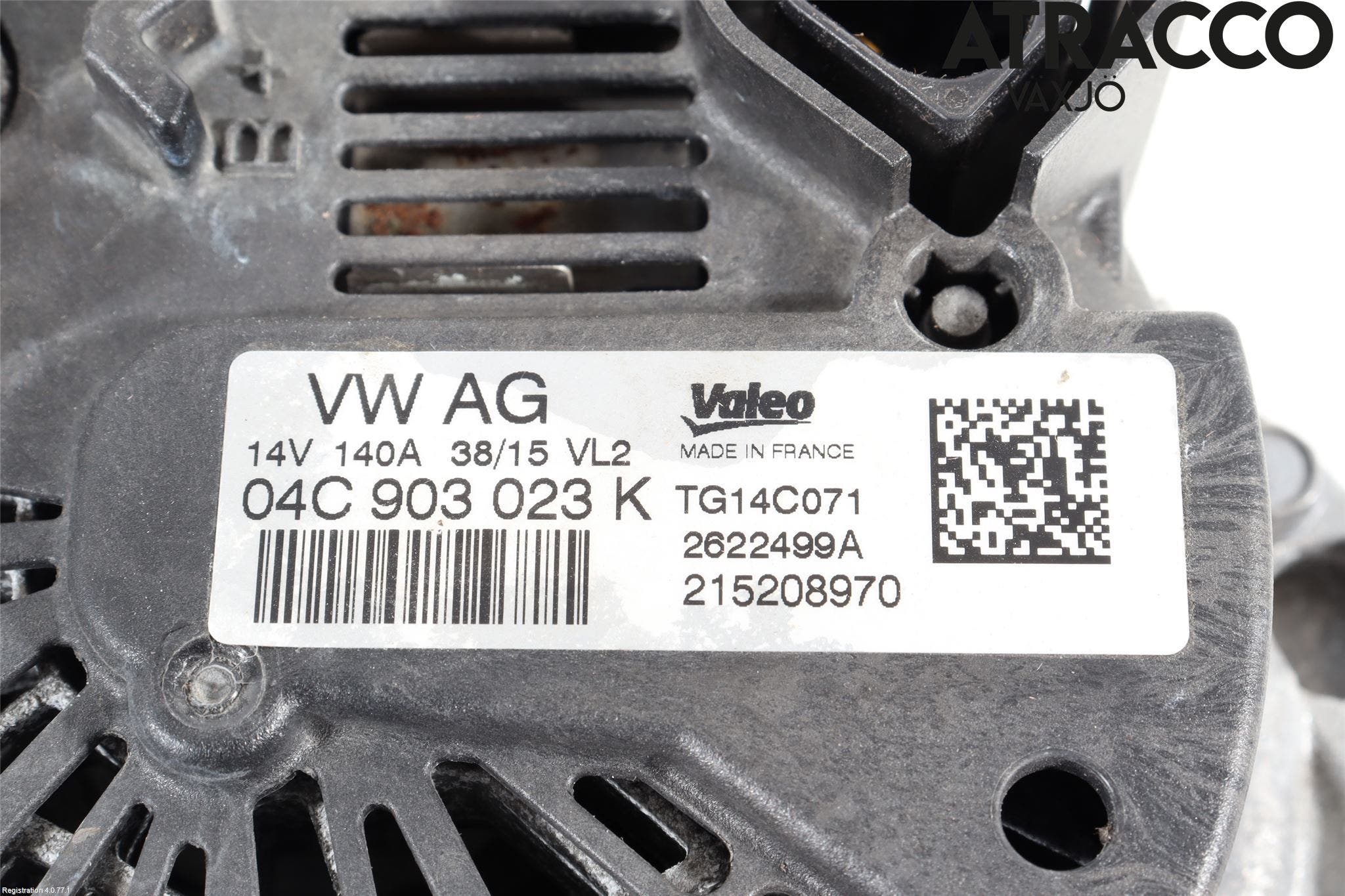 Volkswagen VW GOLF / E-GOLF VII 13-20 Generator
