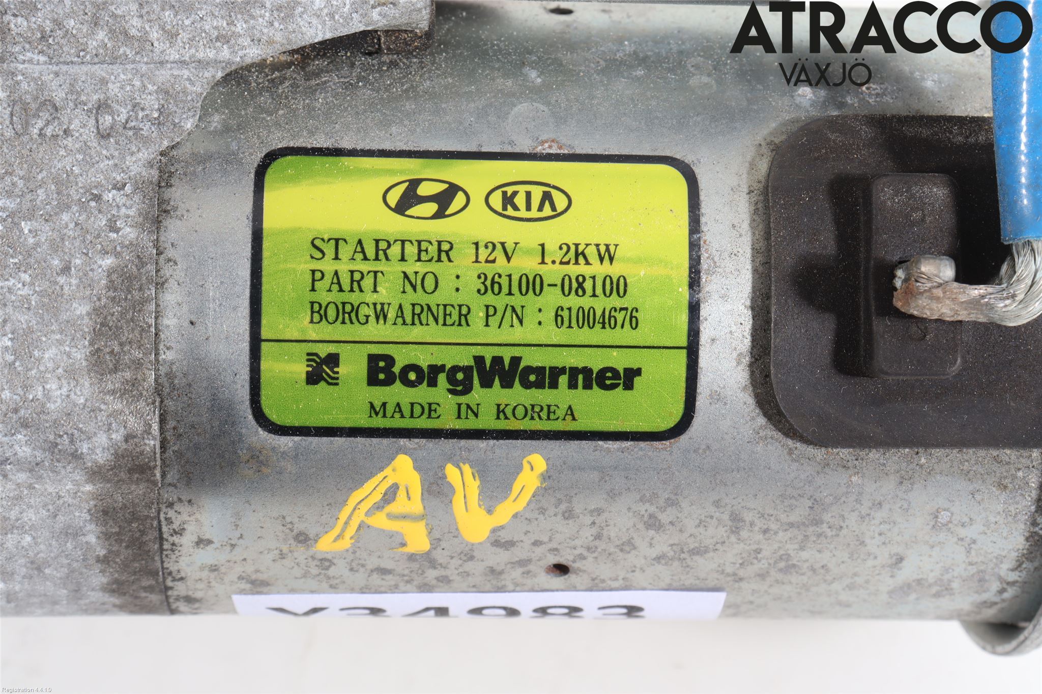 Hyundai KONA/ELECTRIC OS 18-23 Startmotor