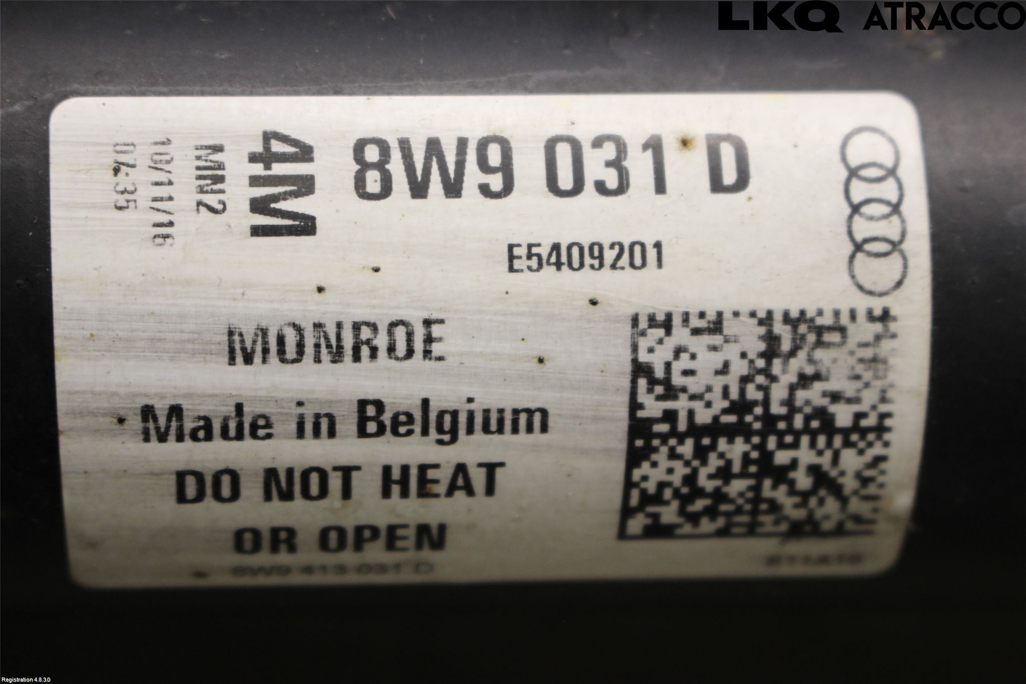 Audi A4/S4 B9 16-19 Fjäderben Fram Vänster