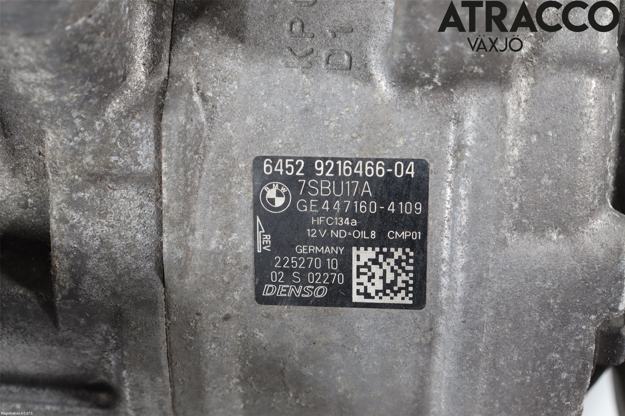 BMW 5 F10/F11/F18 09-17 Ac Kompressor