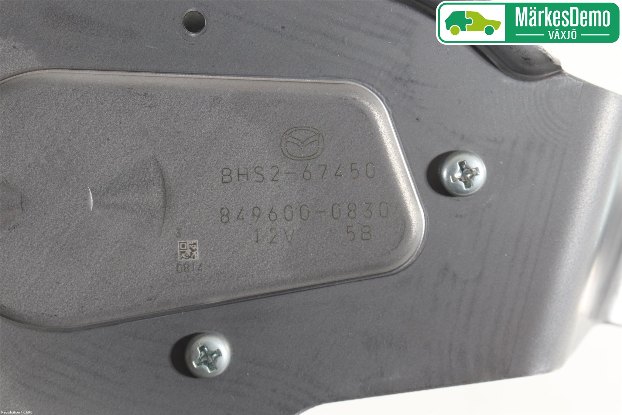 Mazda 3 III 14-19 Torkarmotor Baklucka