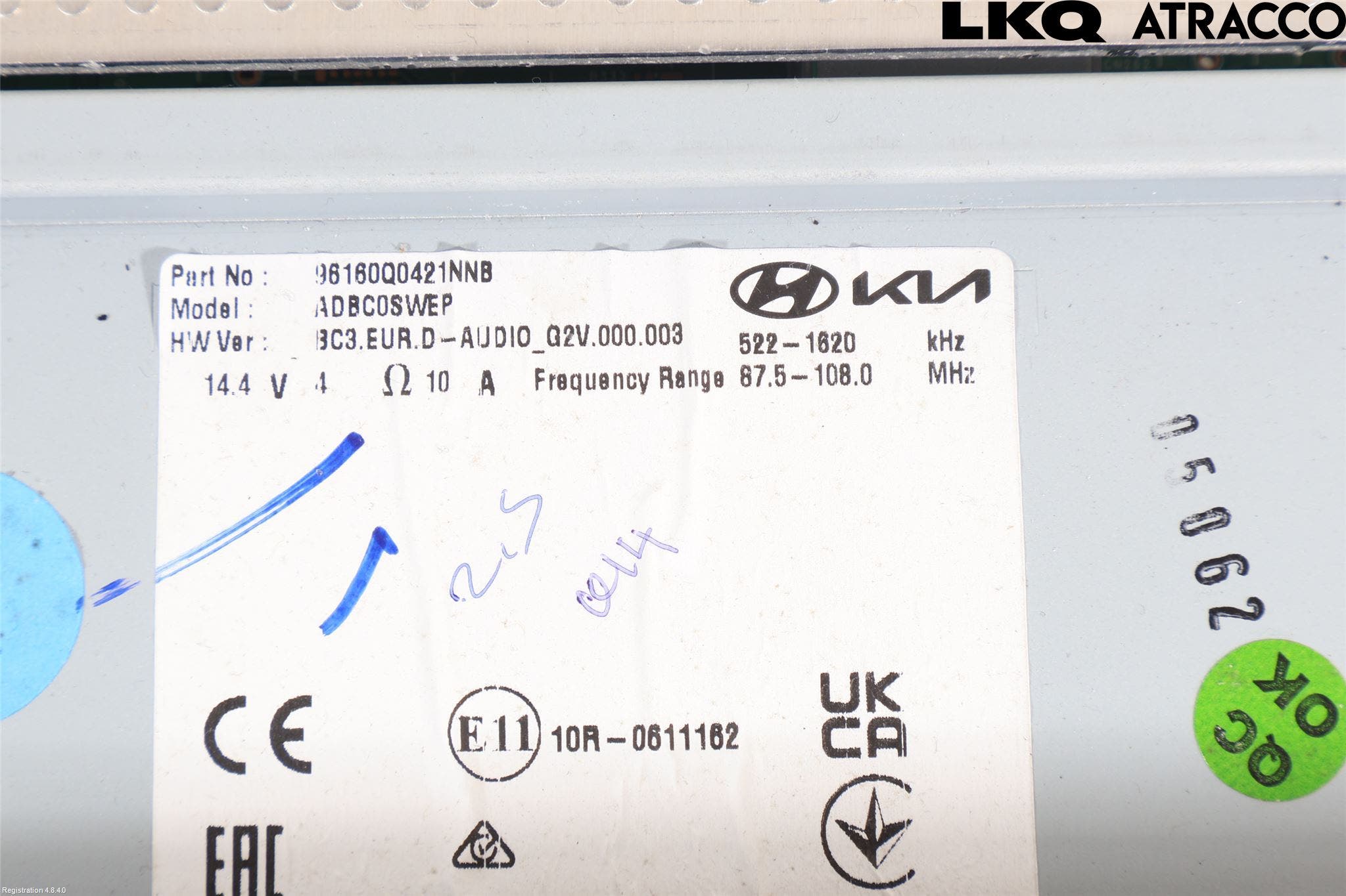 Hyundai BAYON BC3 21- Cd Radio - Multimediapanel