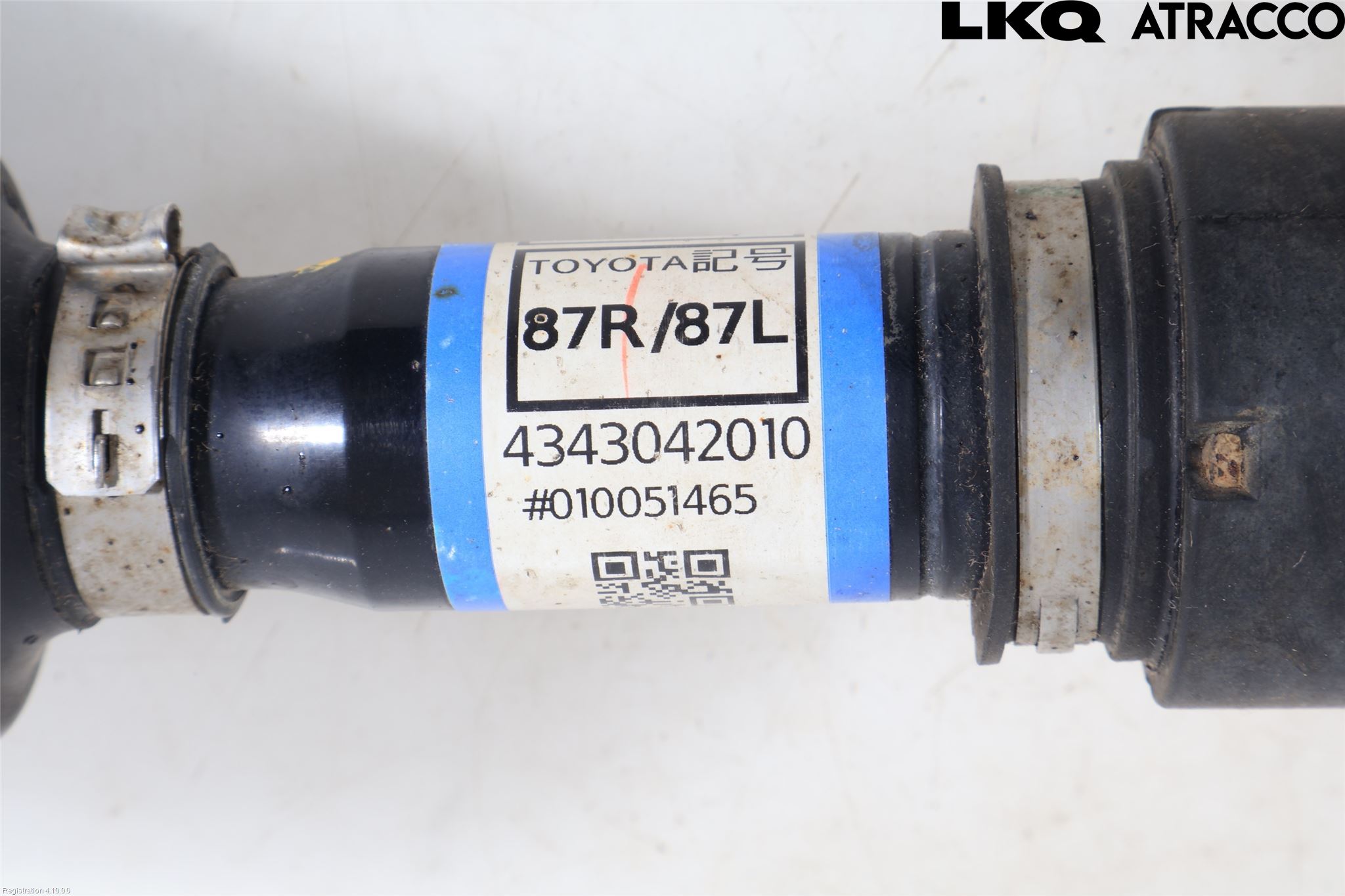 Toyota bZ4X EA10 22- Drivaxel Fram Vänster