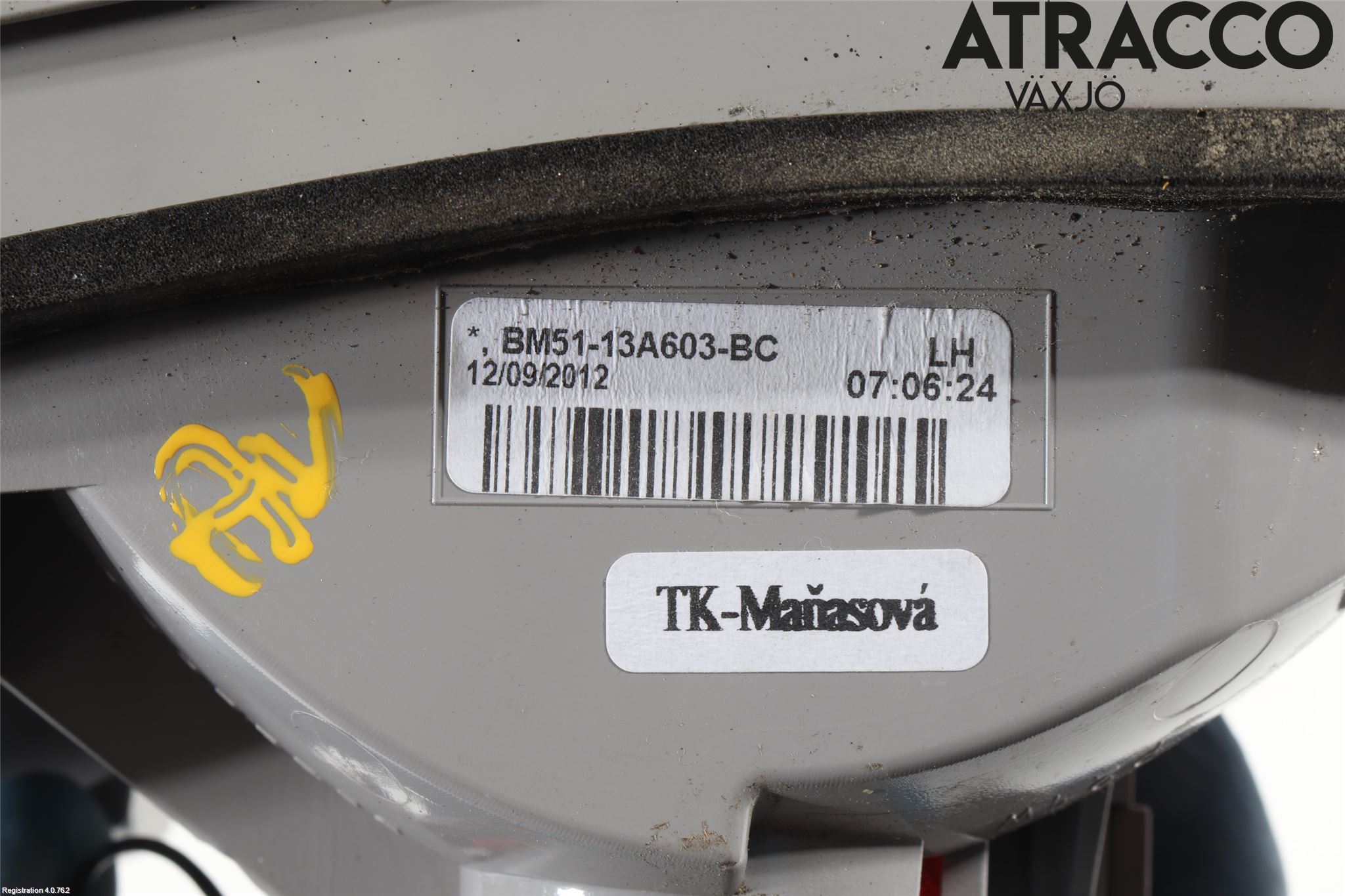 Ford FOCUS 11-14 Bakljus Lucka Vä